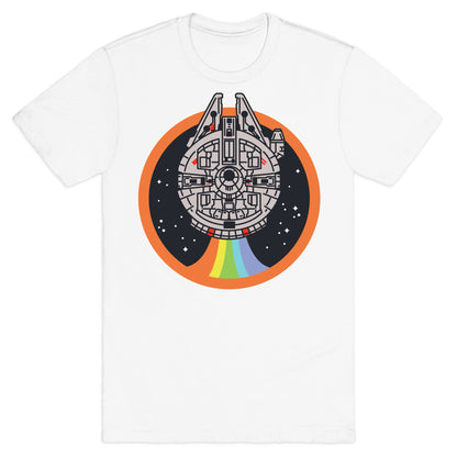 Retro Rainbow Falcon T-Shirt