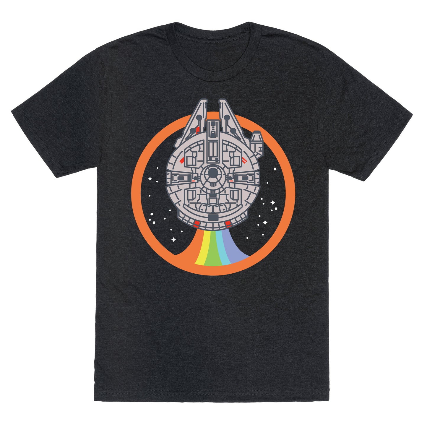 Retro Rainbow Falcon Unisex Triblend Tee