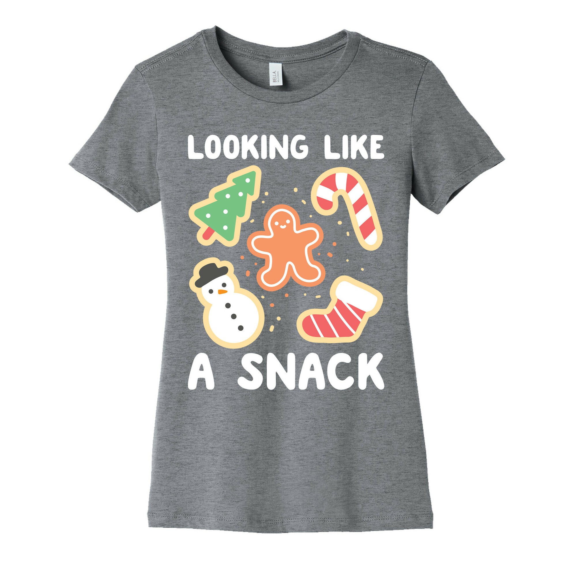 Looking Like A Snack Christmas Cookies Women's Cotton Tee