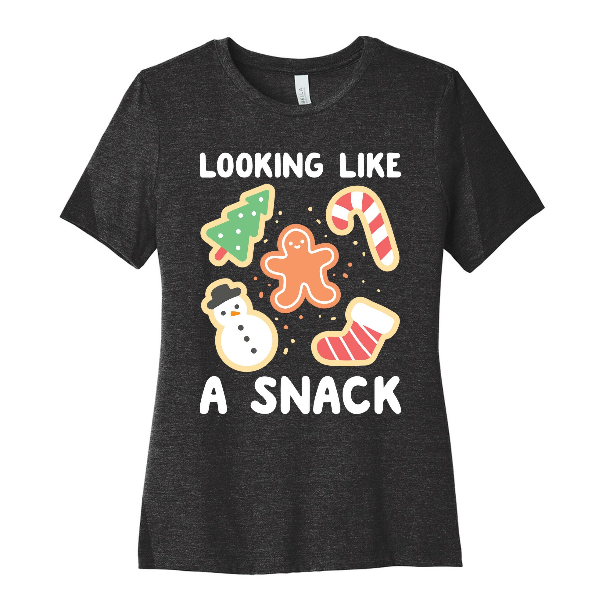Looking Like A Snack Christmas Cookies Women's Cotton Tee