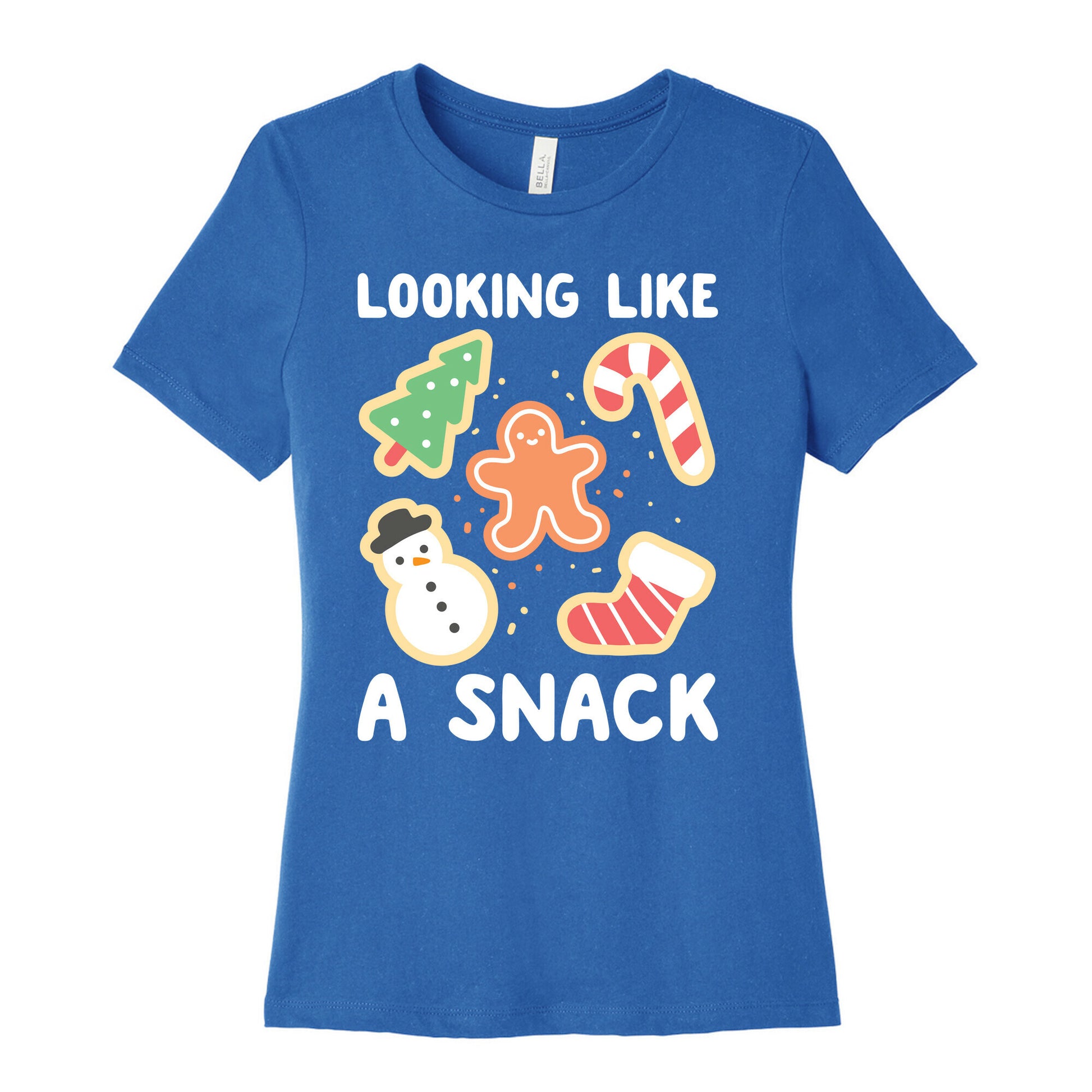 Looking Like A Snack Christmas Cookies Women's Cotton Tee