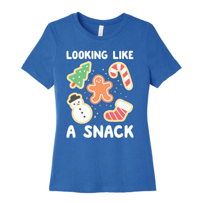 Looking Like A Snack Christmas Cookies Women's Cotton Tee