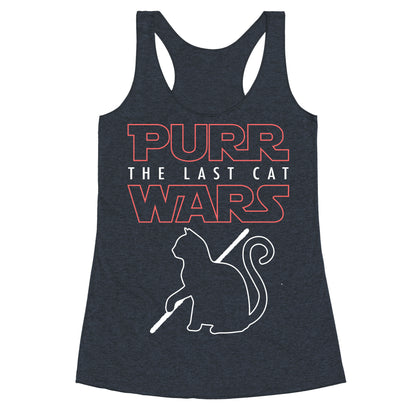 Purr Wars: The Last Cat Racerback Tank