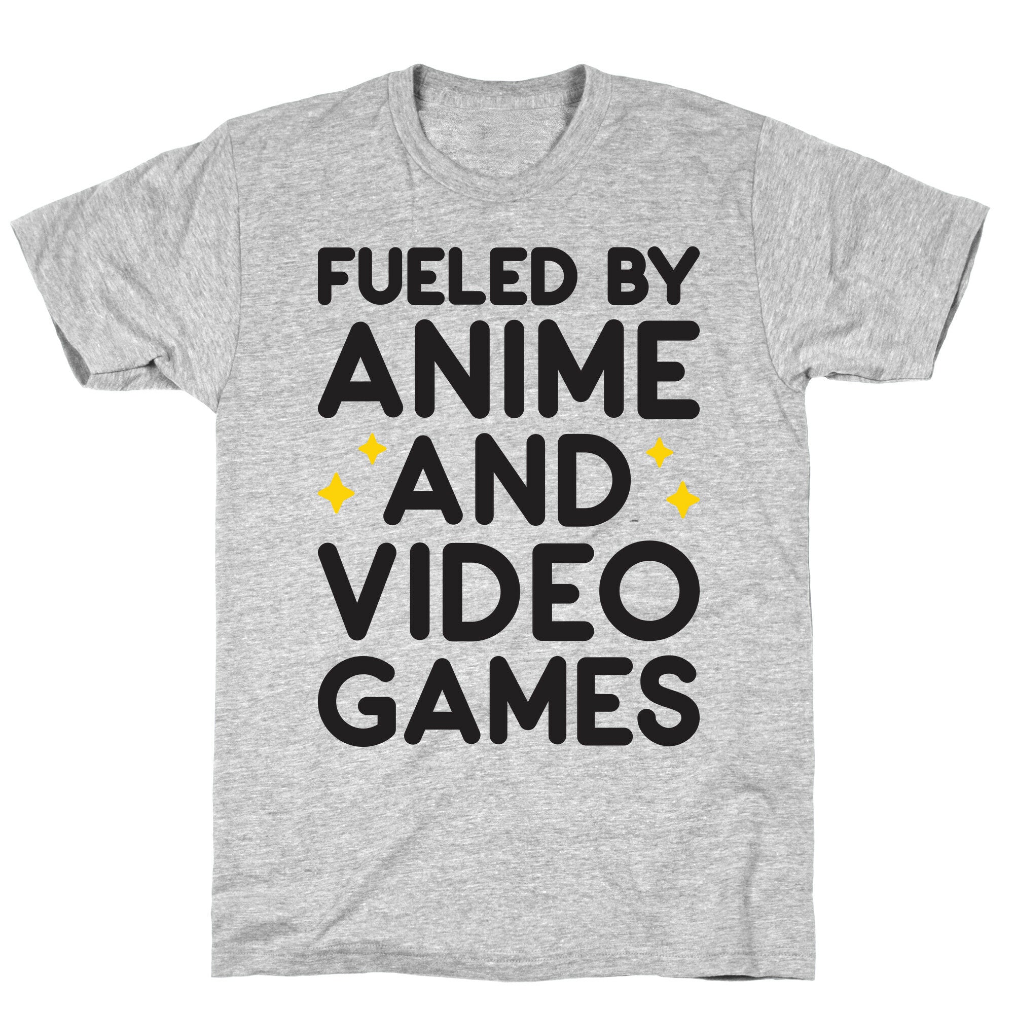 Fueled By Anime And Video Games T-Shirt