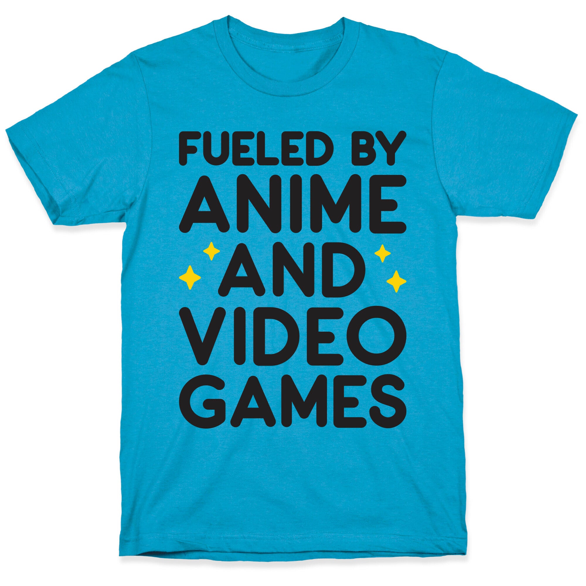 Fueled By Anime And Video Games Unisex Triblend Tee