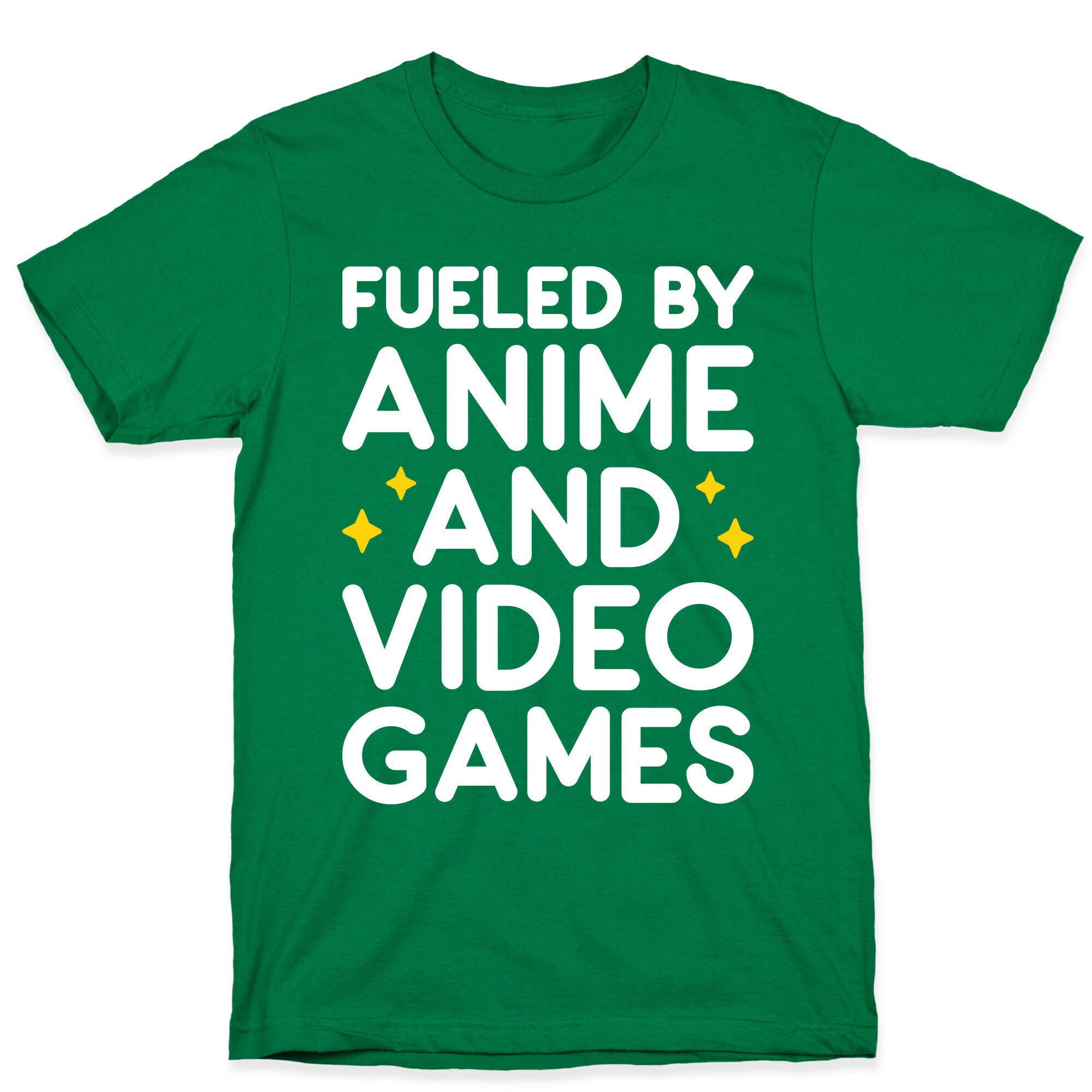 Fueled By Anime And Video Games T-Shirt