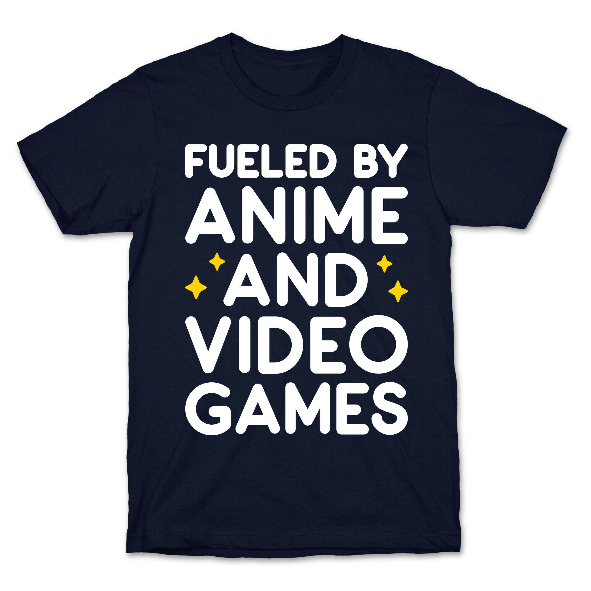Fueled By Anime And Video Games T-Shirt