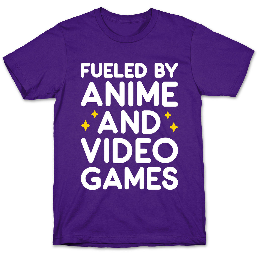 Fueled By Anime And Video Games T-Shirt