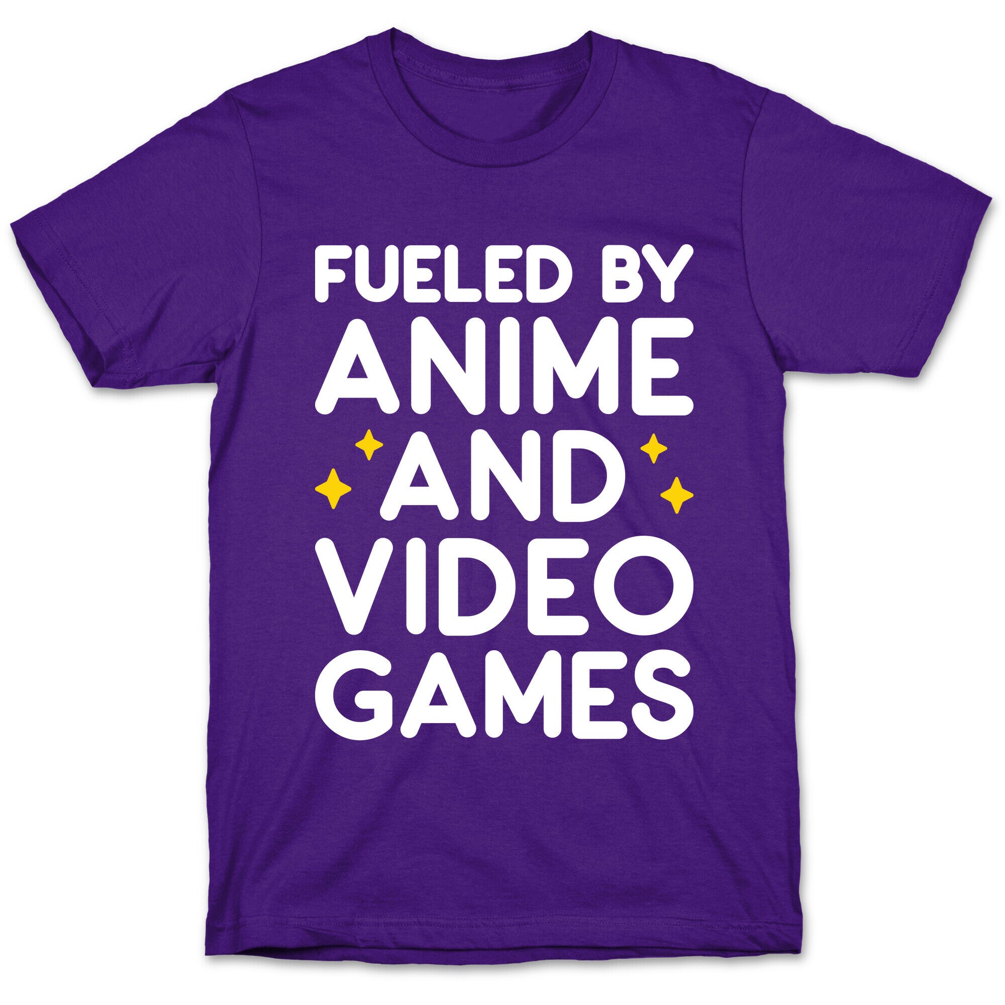 Fueled By Anime And Video Games T-Shirt