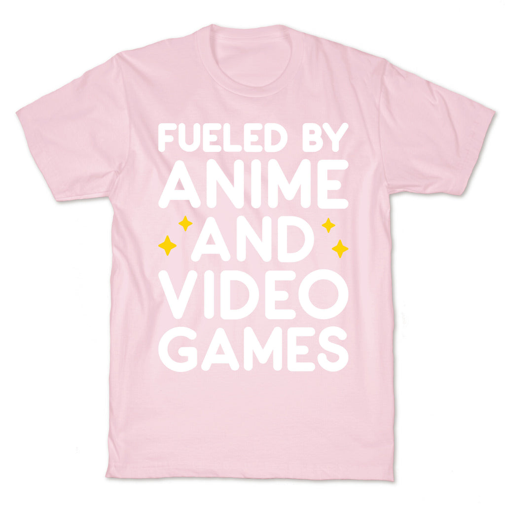 Fueled By Anime And Video Games T-Shirt