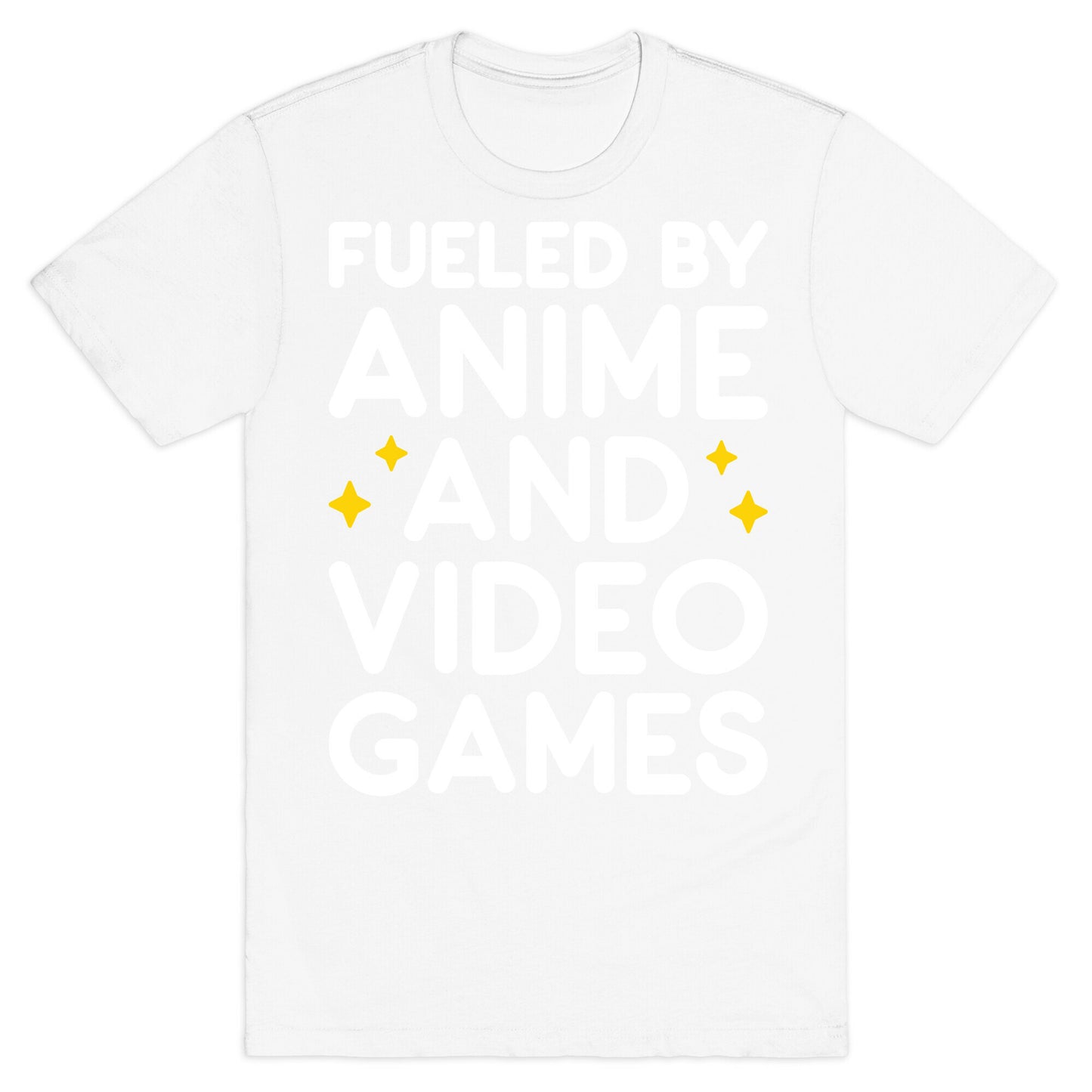 Fueled By Anime And Video Games T-Shirt