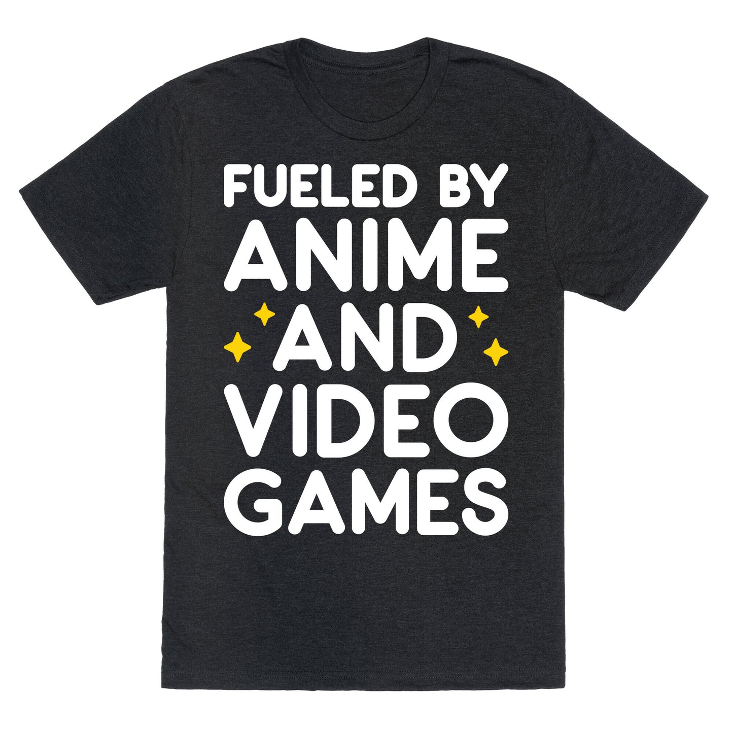 Fueled By Anime And Video Games Unisex Triblend Tee