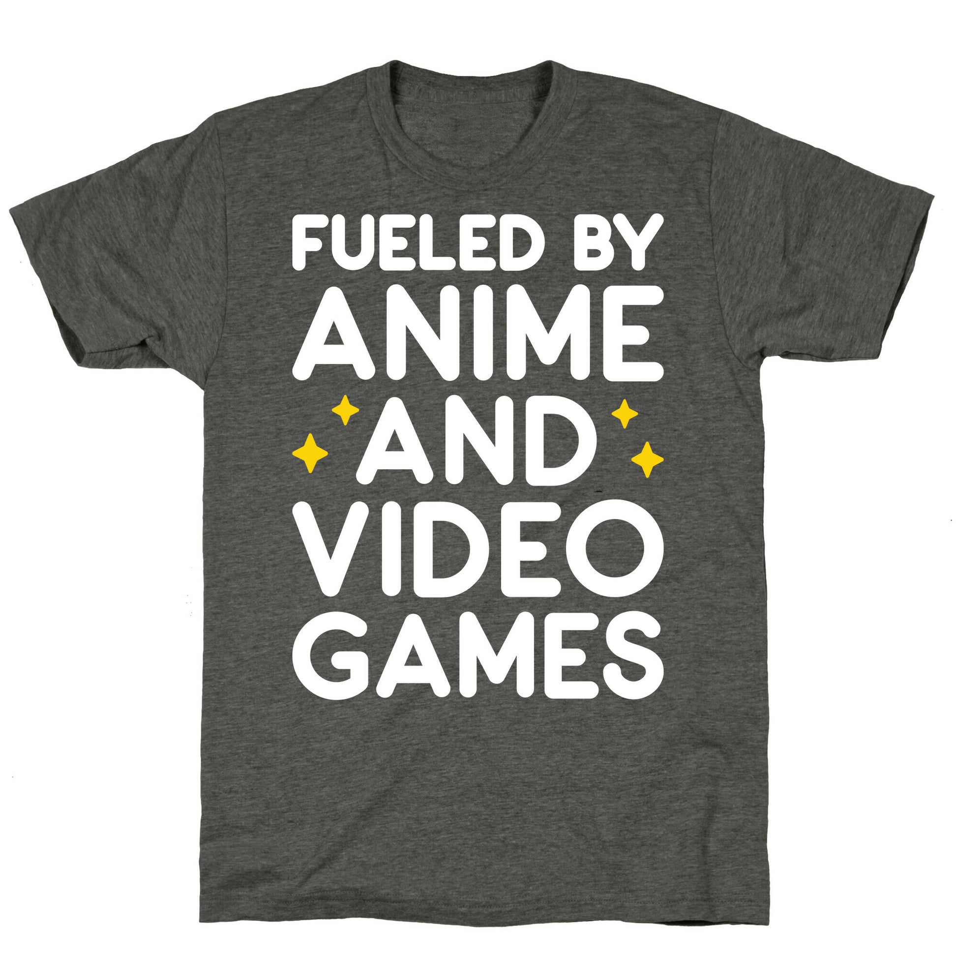 Fueled By Anime And Video Games Unisex Triblend Tee