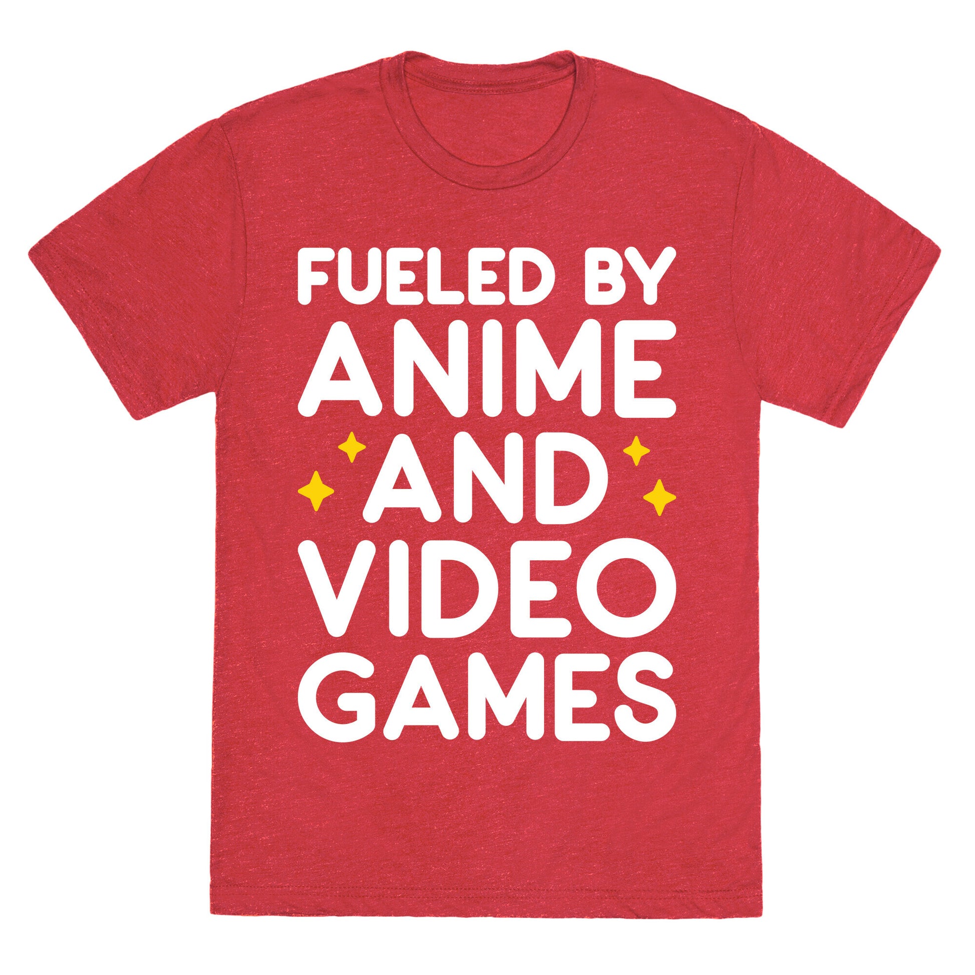 Fueled By Anime And Video Games Unisex Triblend Tee