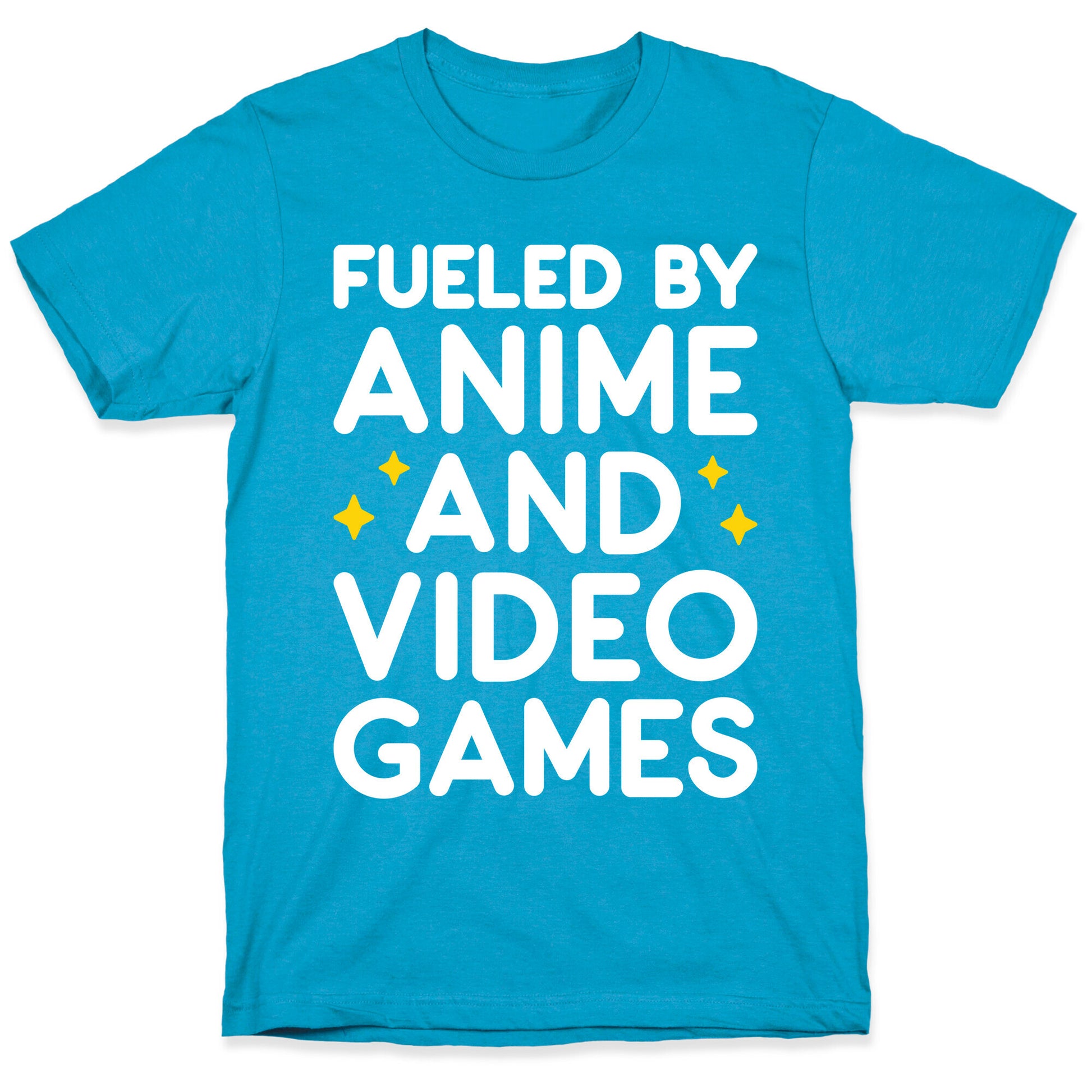 Fueled By Anime And Video Games Unisex Triblend Tee