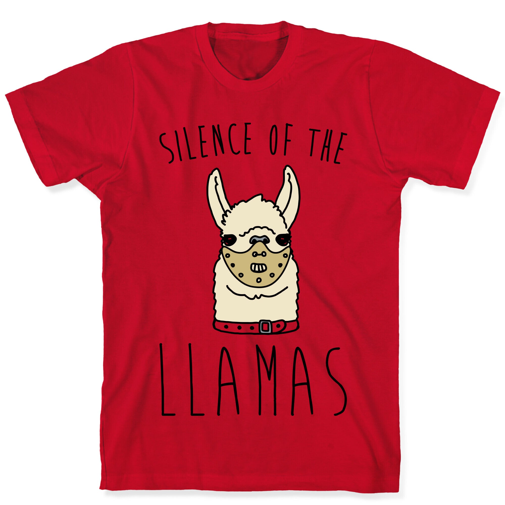 Silence of The Llamas Parody T-Shirt