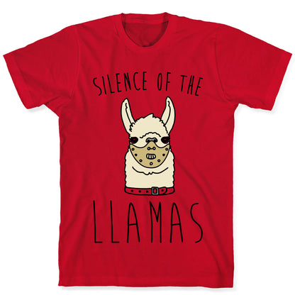 Silence of The Llamas Parody T-Shirt