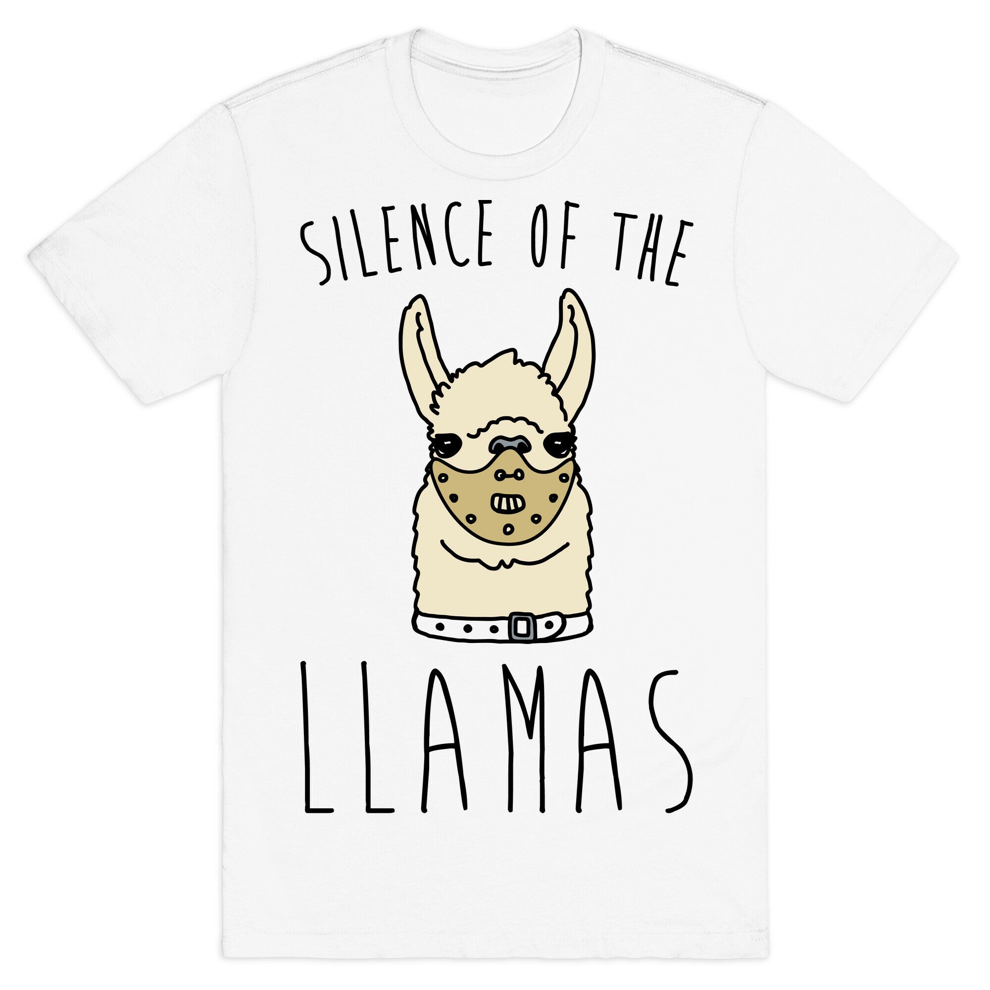 Silence of The Llamas Parody T-Shirt