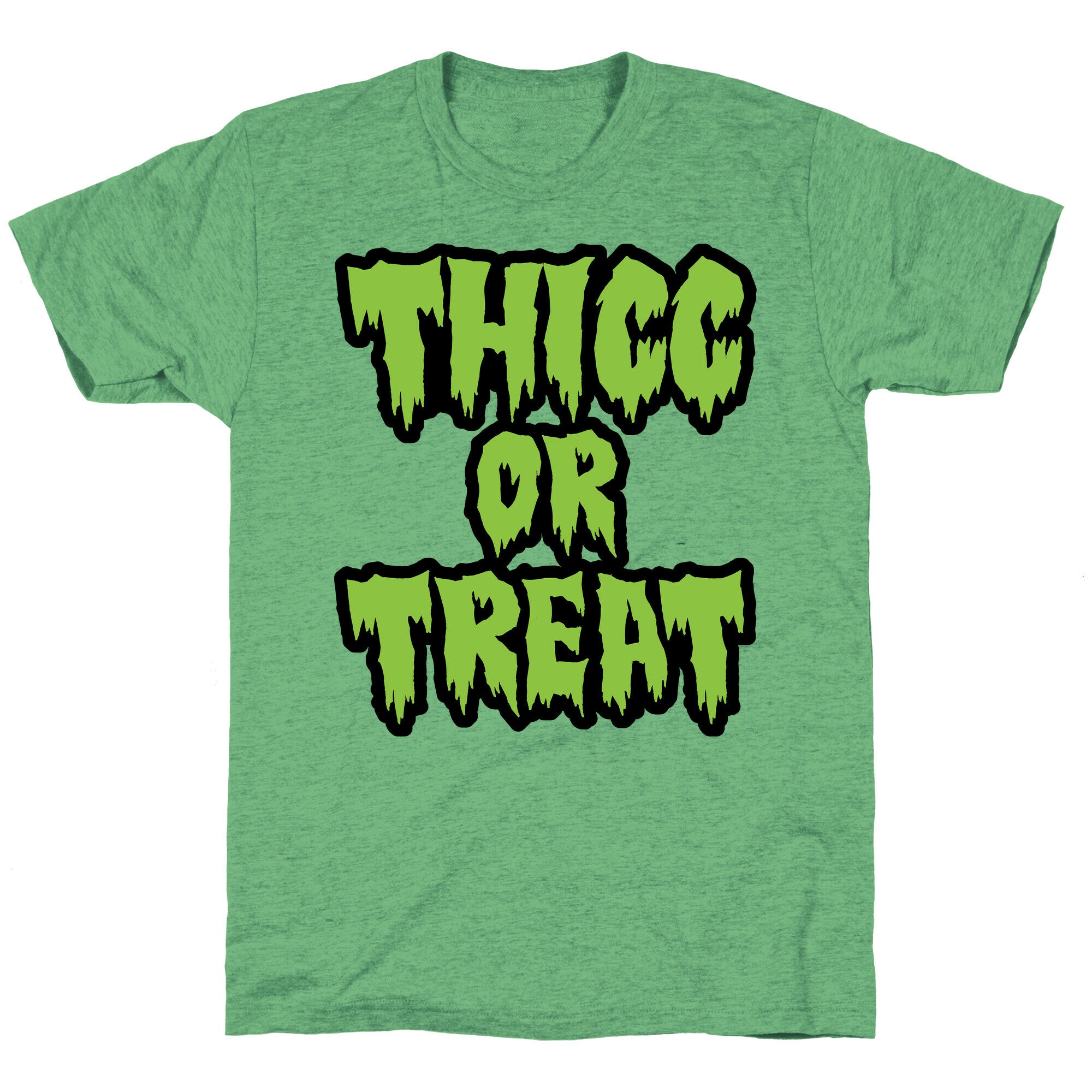 Thicc Or Treat Unisex Triblend Tee