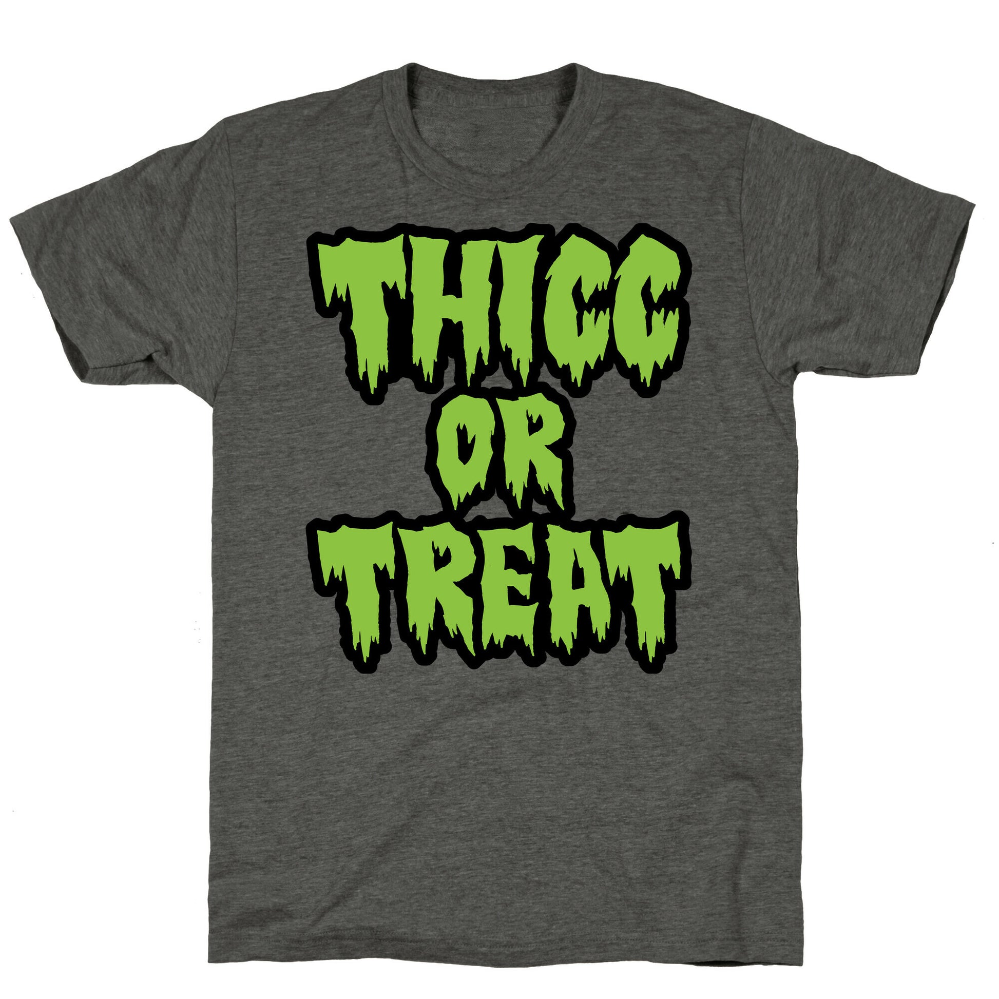 Thicc Or Treat Unisex Triblend Tee