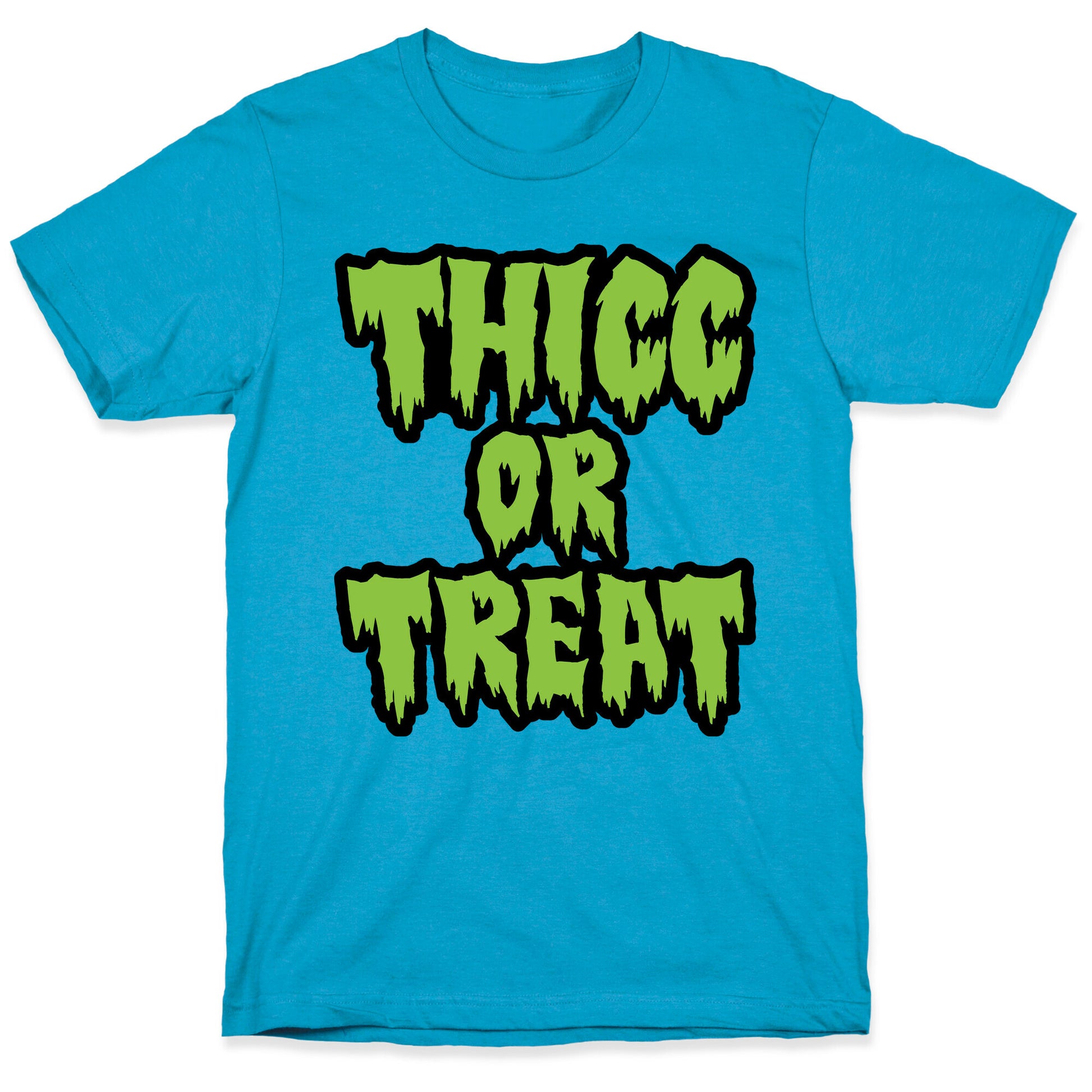 Thicc Or Treat Unisex Triblend Tee