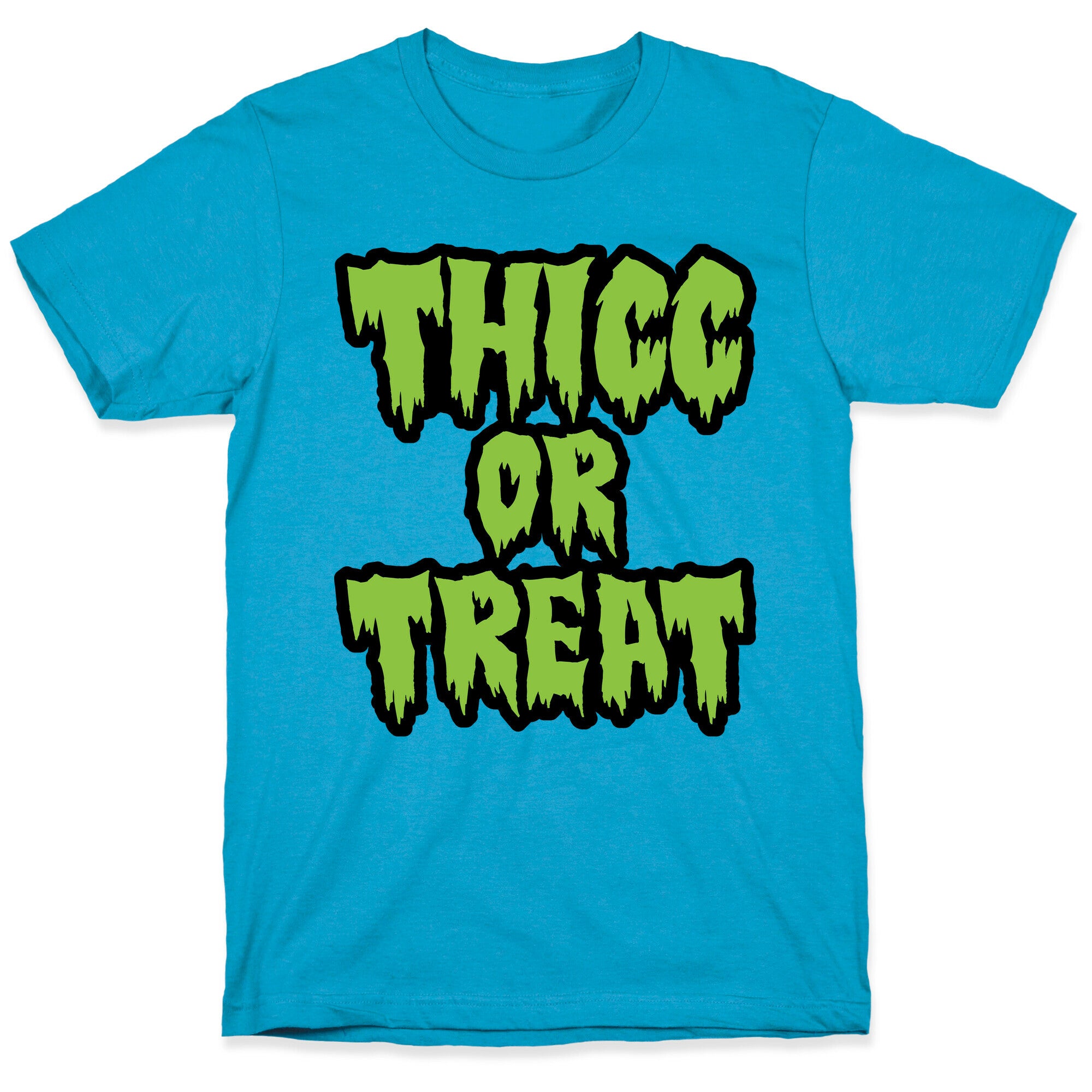 Thicc Or Treat Unisex Triblend Tee