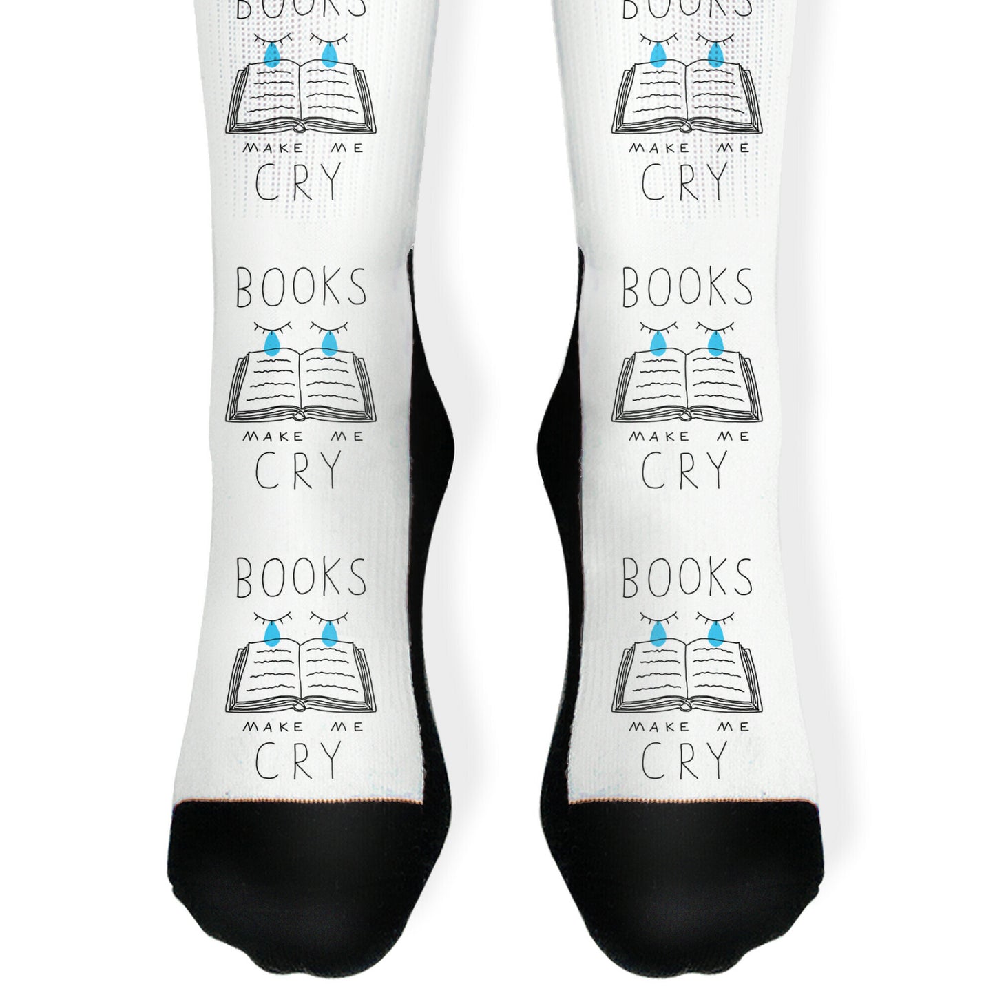 Books Make Me Cry Socks