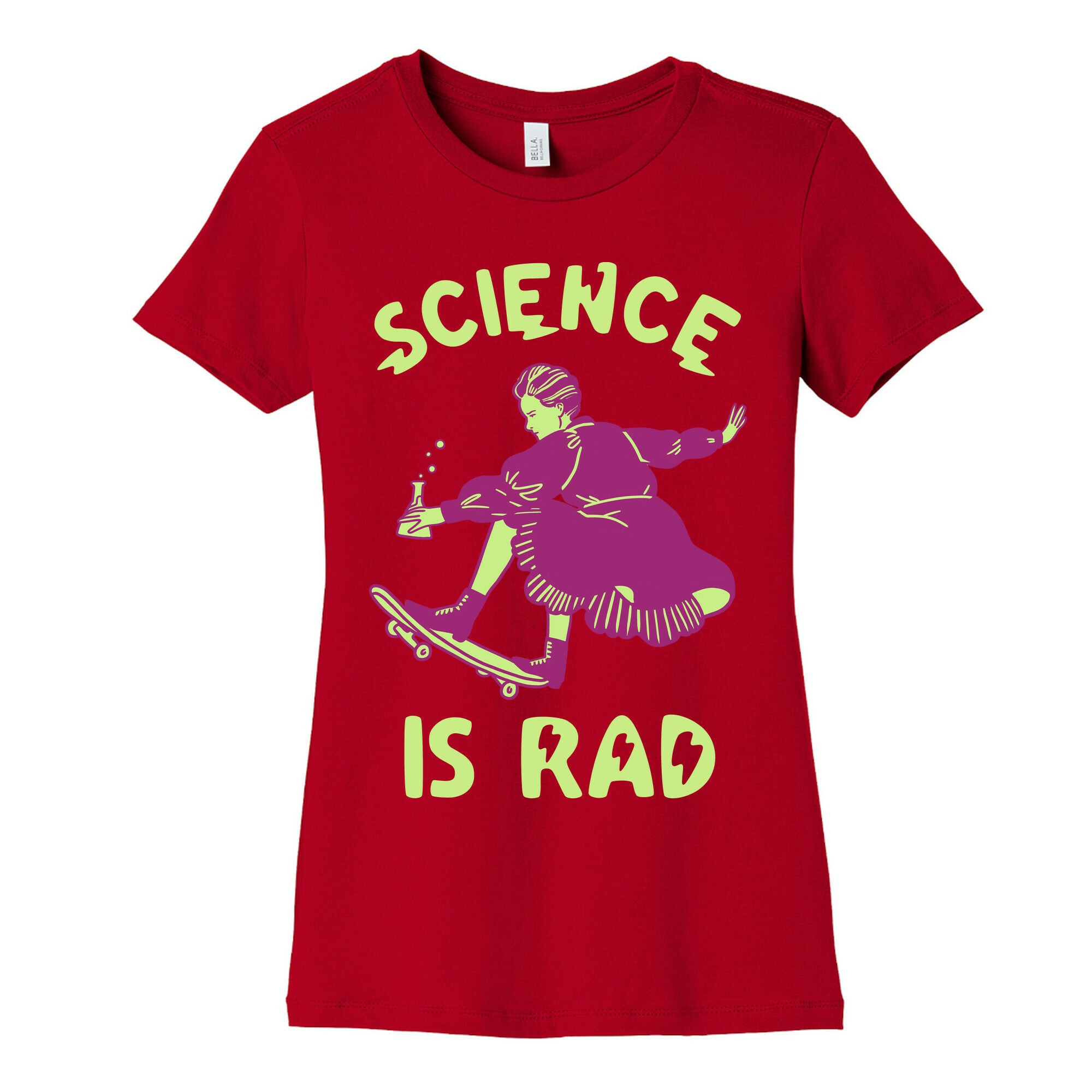 Science Is Rad (Marie Curie) Women's Cotton Tee