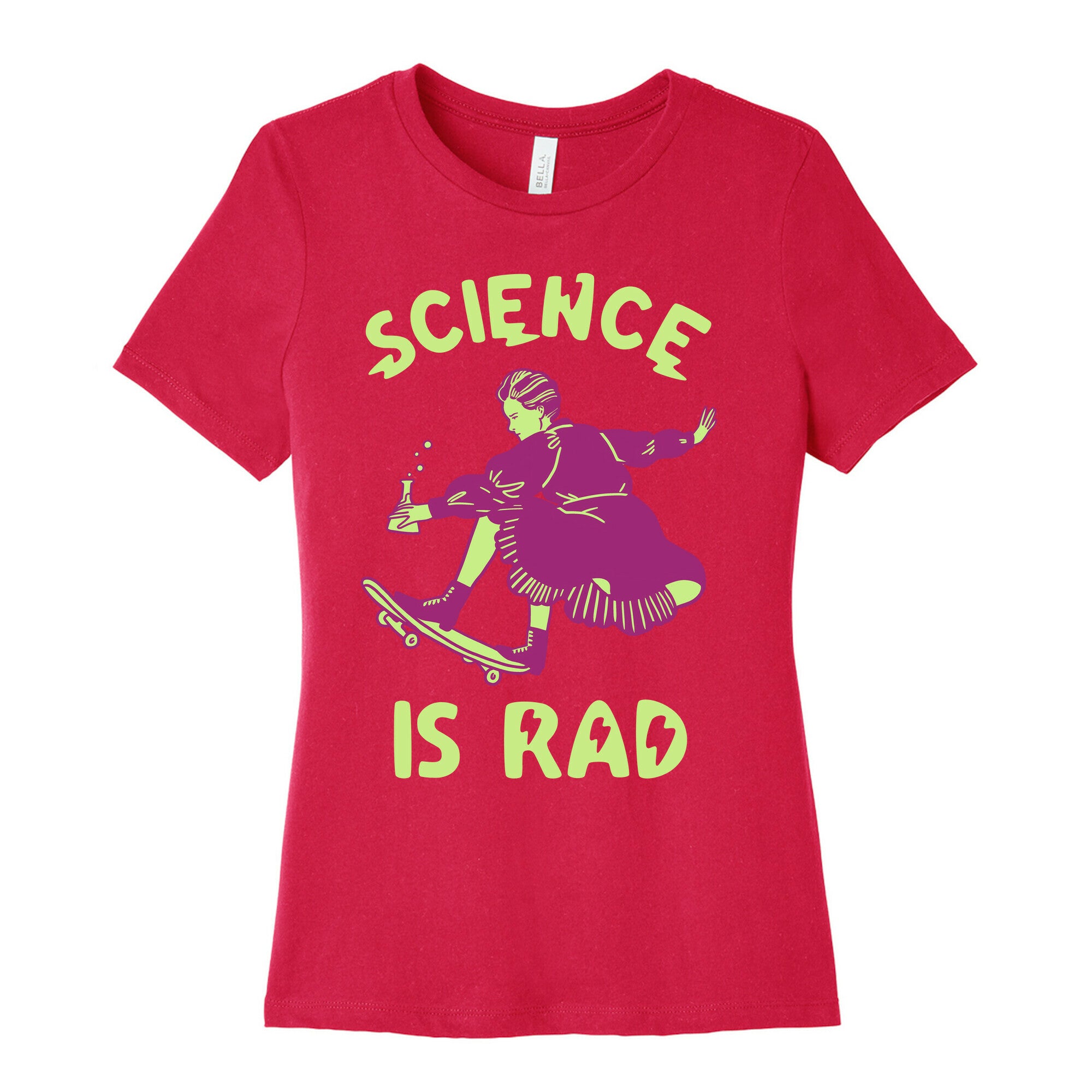 Science Is Rad (Marie Curie) Women's Cotton Tee