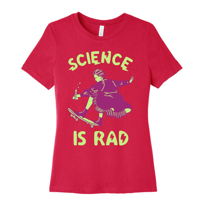 Science Is Rad (Marie Curie) Women's Cotton Tee