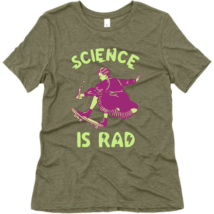 Science Is Rad (Marie Curie) Women's Triblend Tee