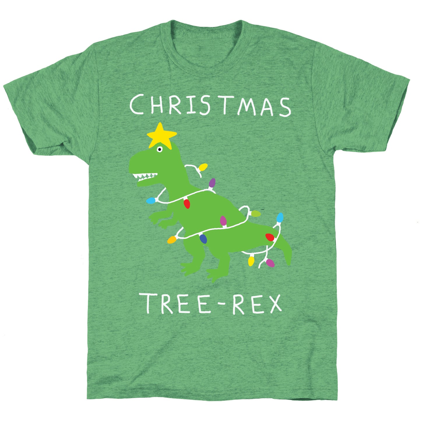 Christmas Tree Rex Unisex Triblend Tee