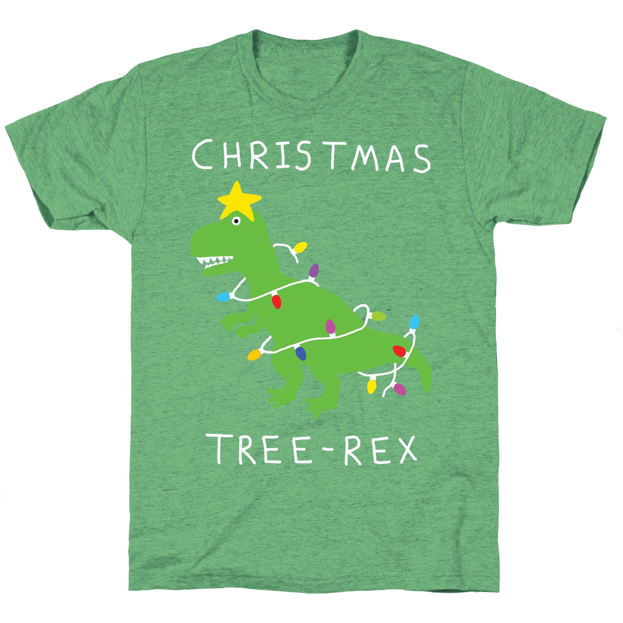 Christmas Tree Rex Unisex Triblend Tee