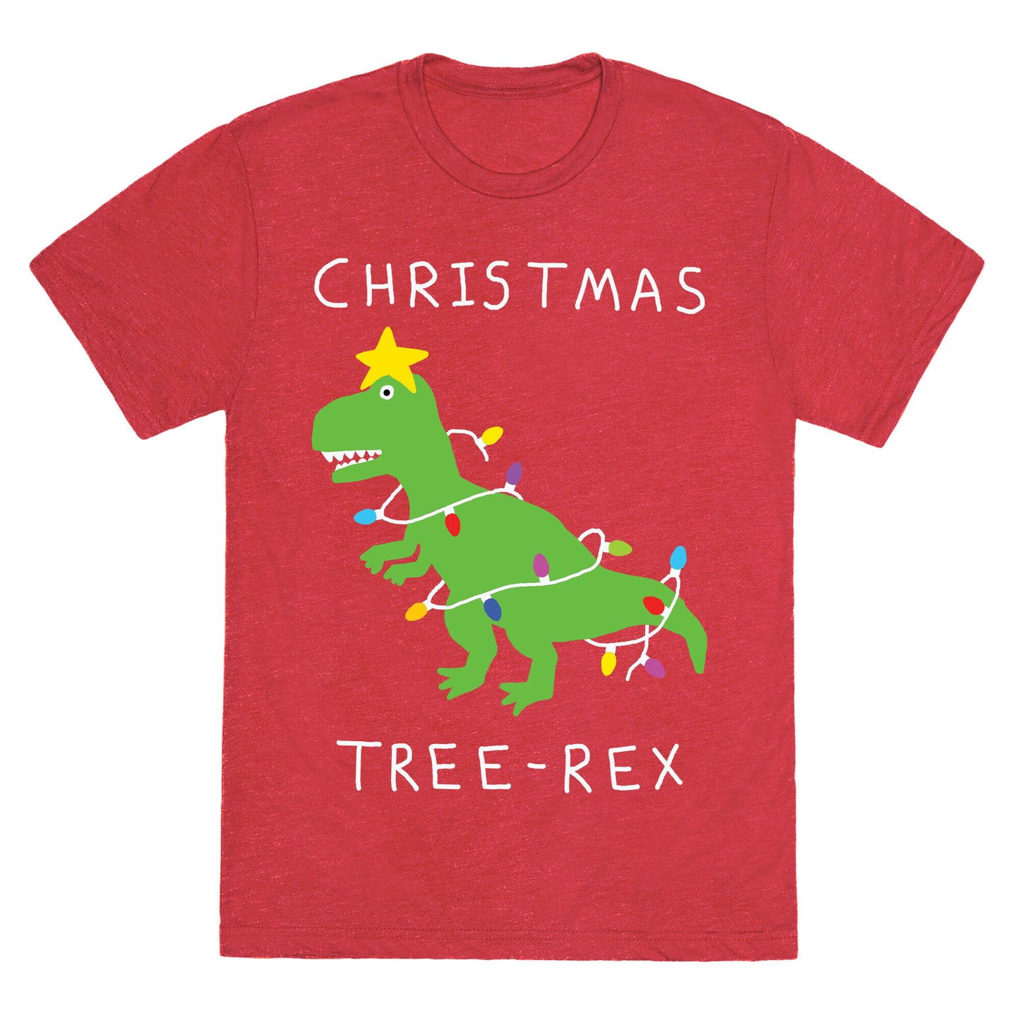 Christmas Tree Rex Unisex Triblend Tee