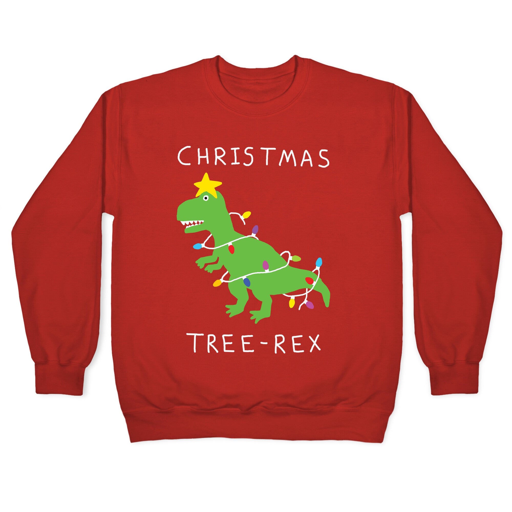 Christmas Tree Rex Crewneck Sweatshirt