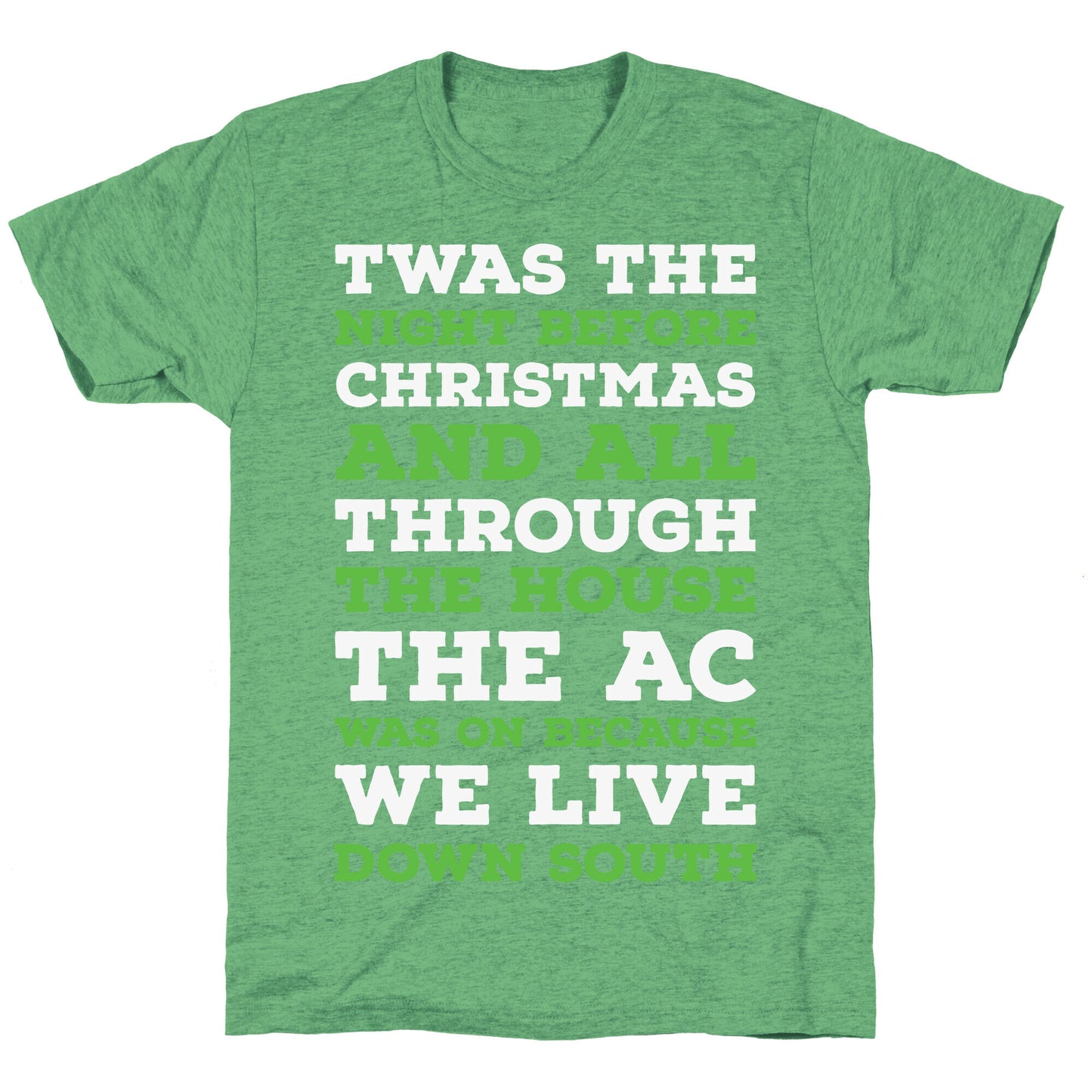 Twas The Night Before Christmas  Unisex Triblend Tee