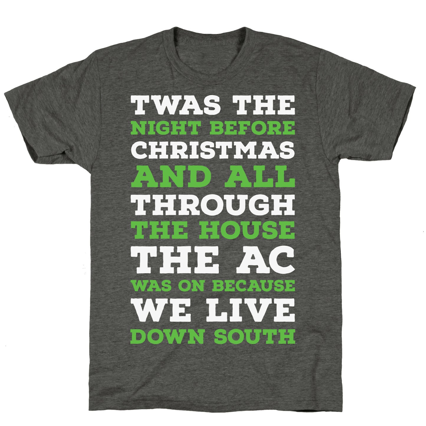 Twas The Night Before Christmas  Unisex Triblend Tee