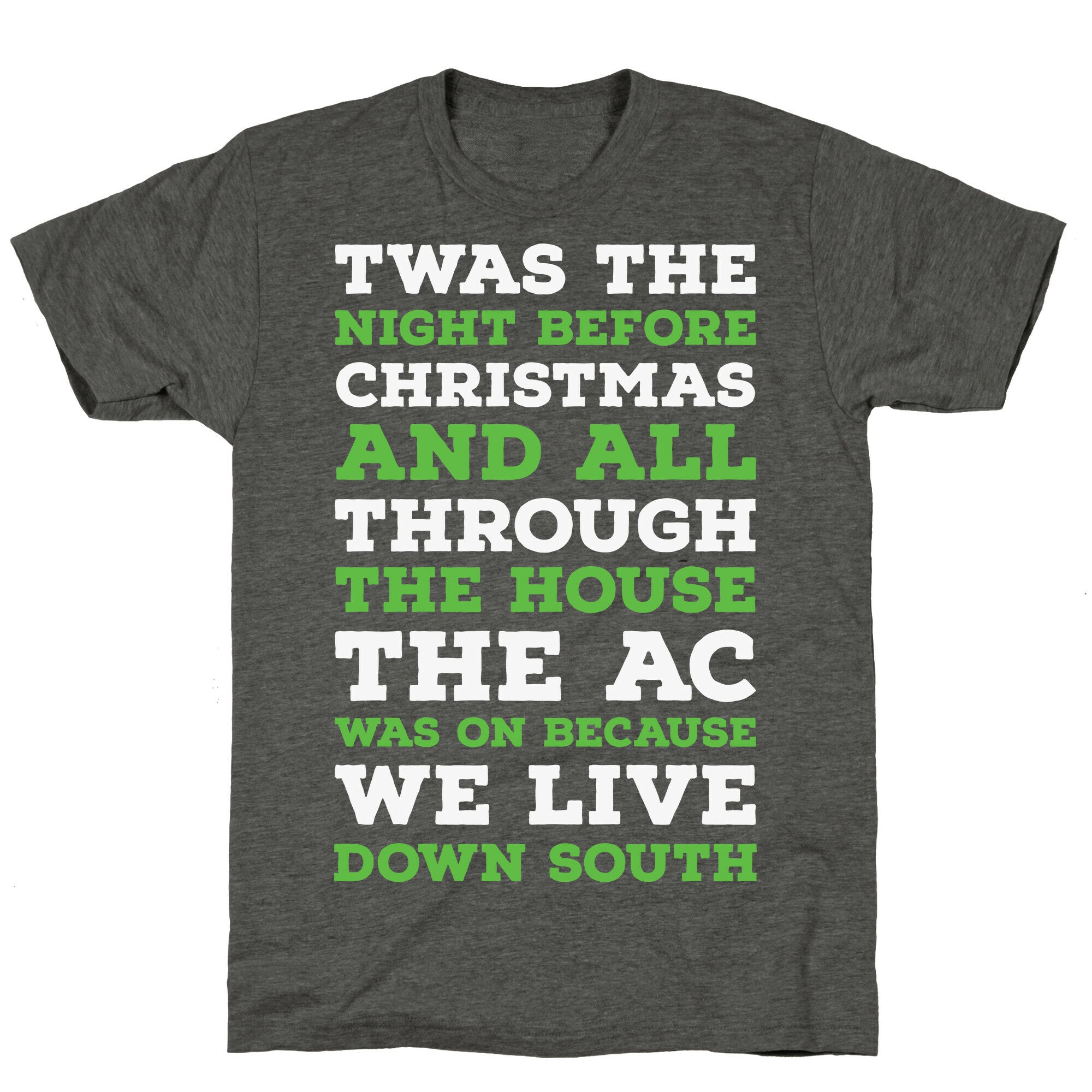 Twas The Night Before Christmas  Unisex Triblend Tee