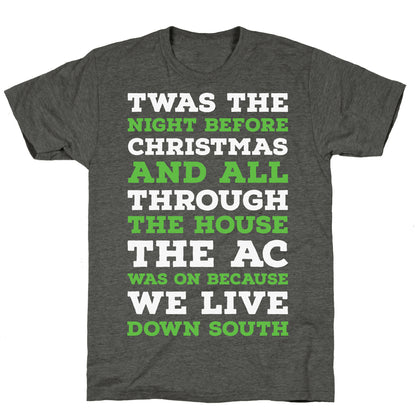 Twas The Night Before Christmas  Unisex Triblend Tee