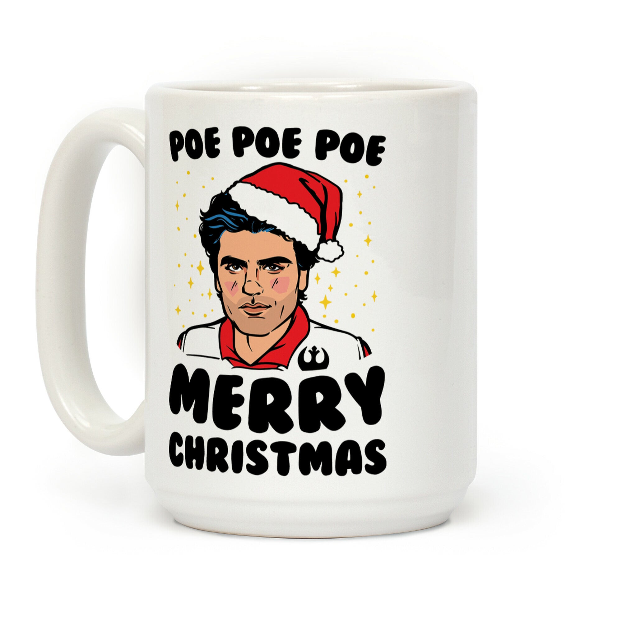 Poe Poe Poe Merry Christmas Parody Coffee Mug