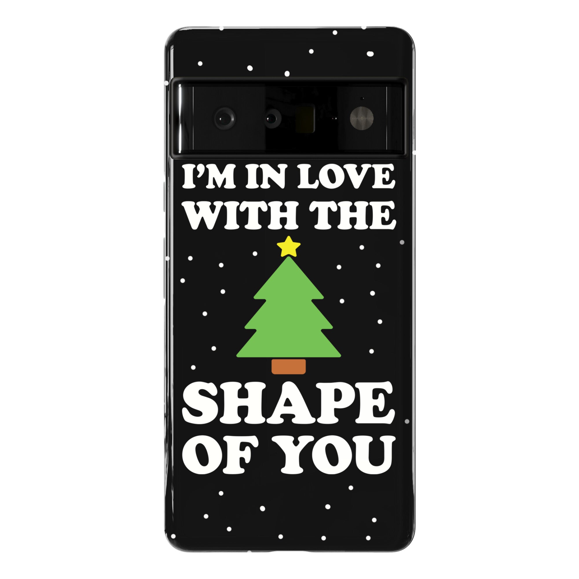 I'm In Love With The Shape Of You Christmas Tree Phone Case