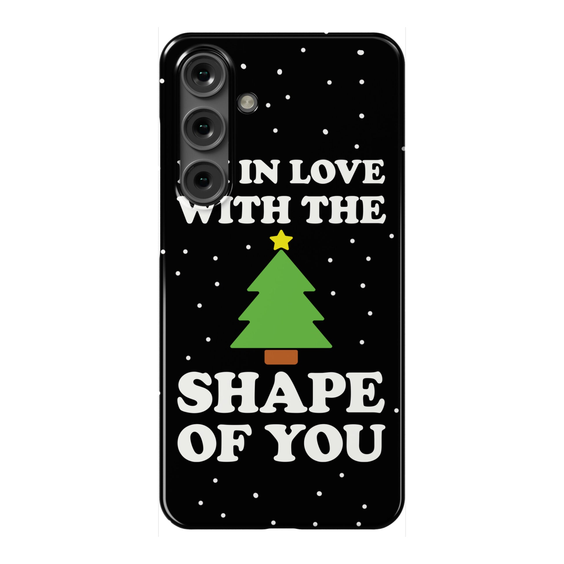 I'm In Love With The Shape Of You Christmas Tree Phone Case