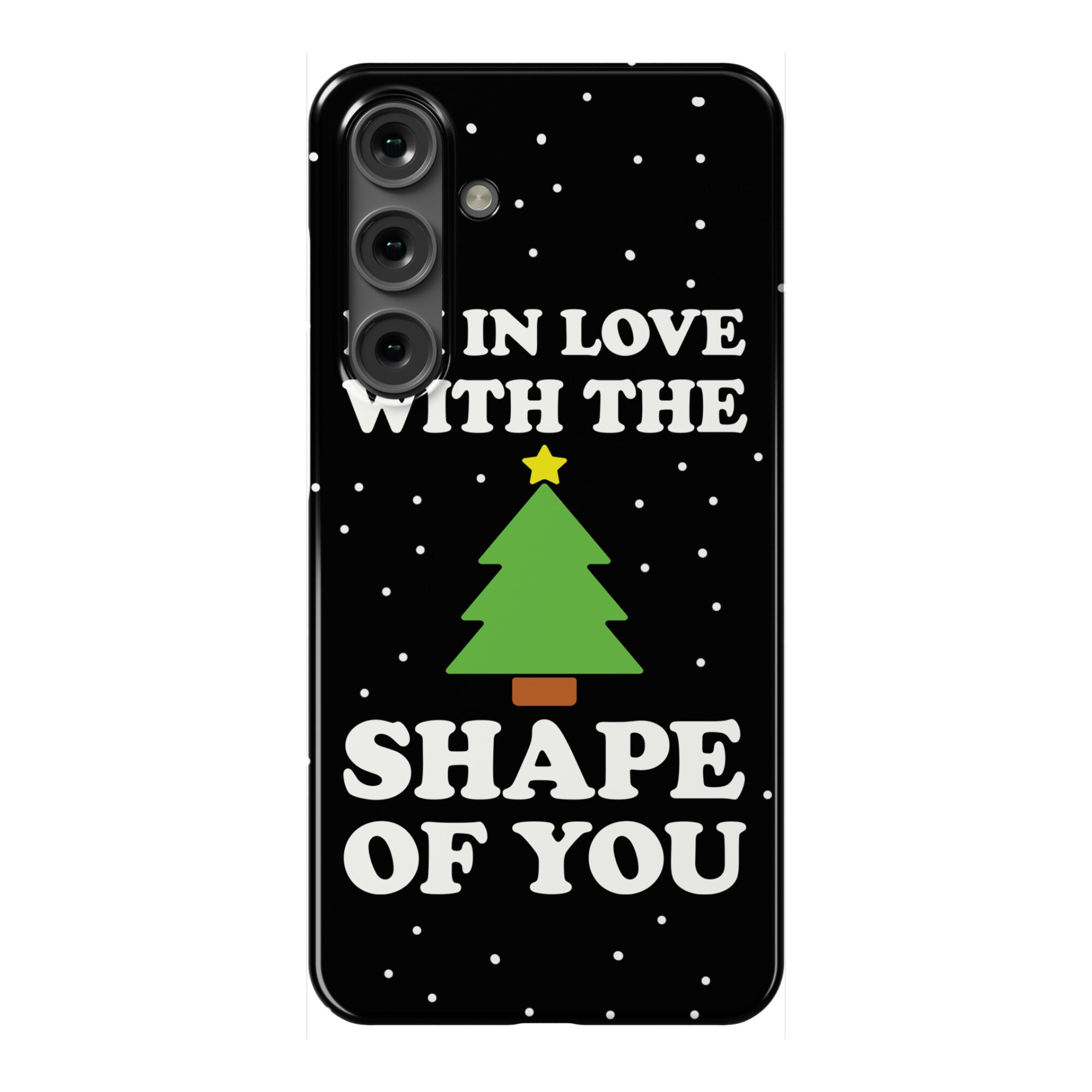I'm In Love With The Shape Of You Christmas Tree Phone Case