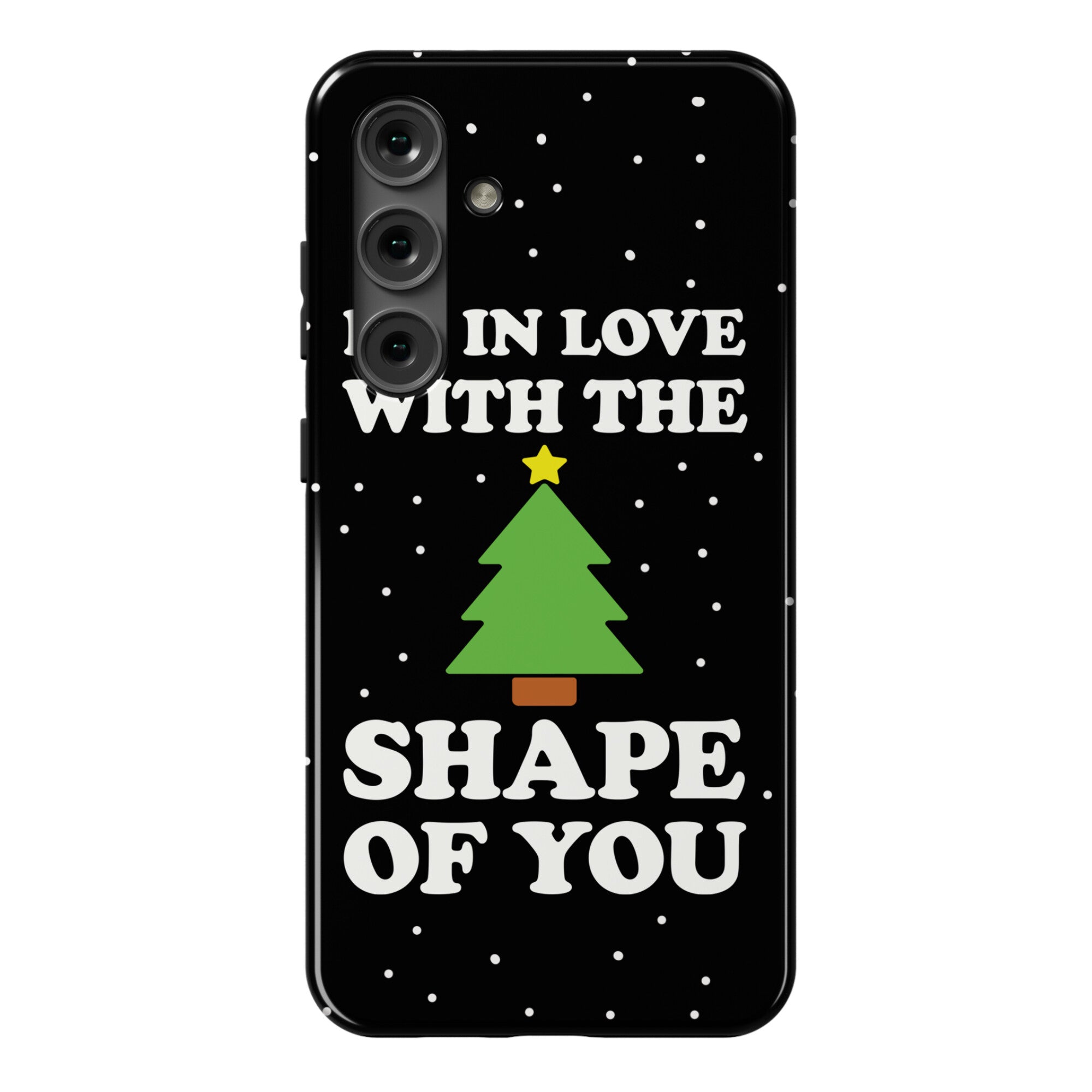 I'm In Love With The Shape Of You Christmas Tree Phone Case