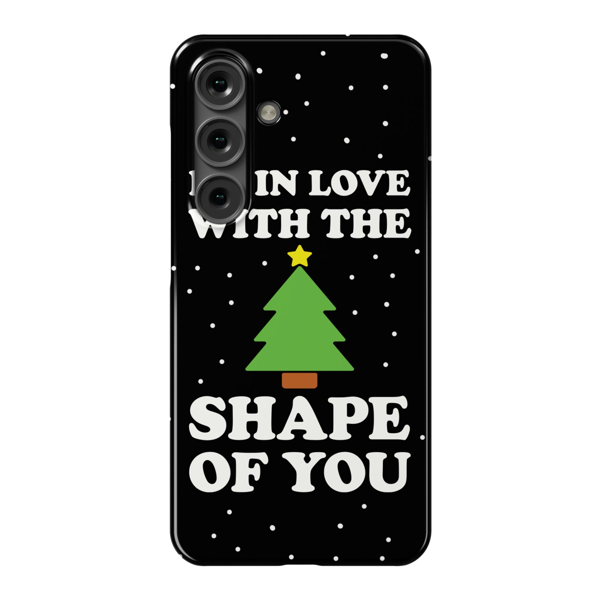I'm In Love With The Shape Of You Christmas Tree Phone Case