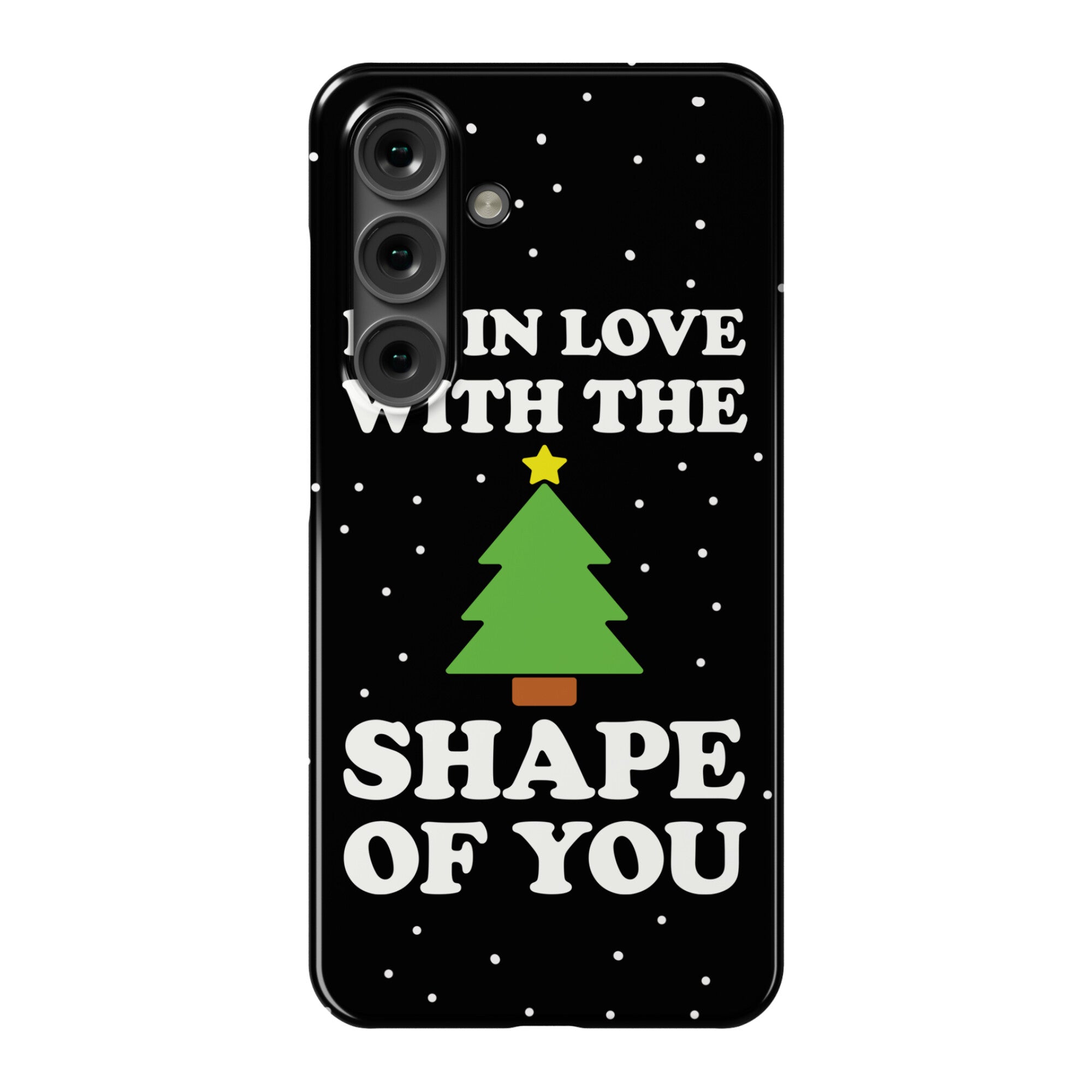 I'm In Love With The Shape Of You Christmas Tree Phone Case