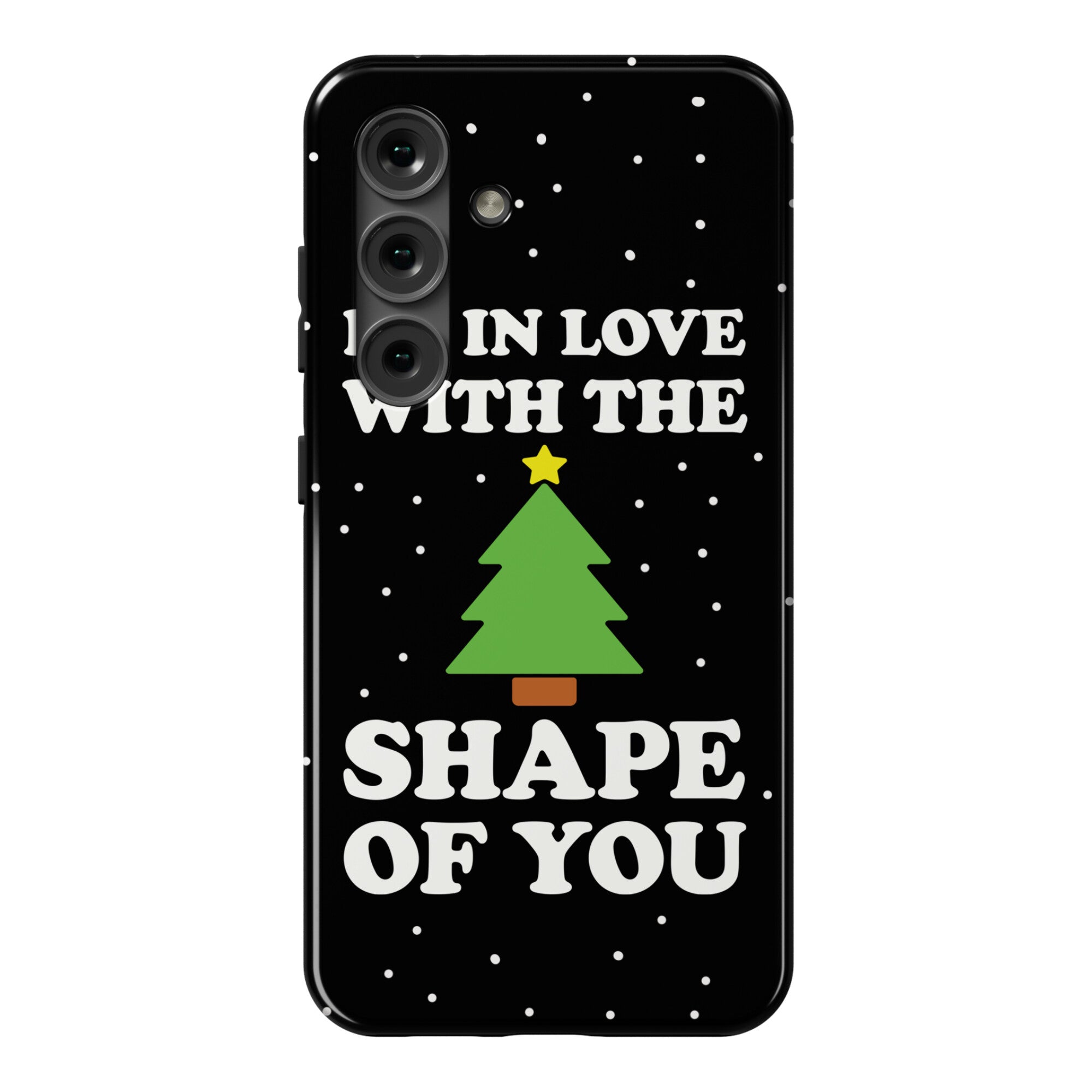 I'm In Love With The Shape Of You Christmas Tree Phone Case