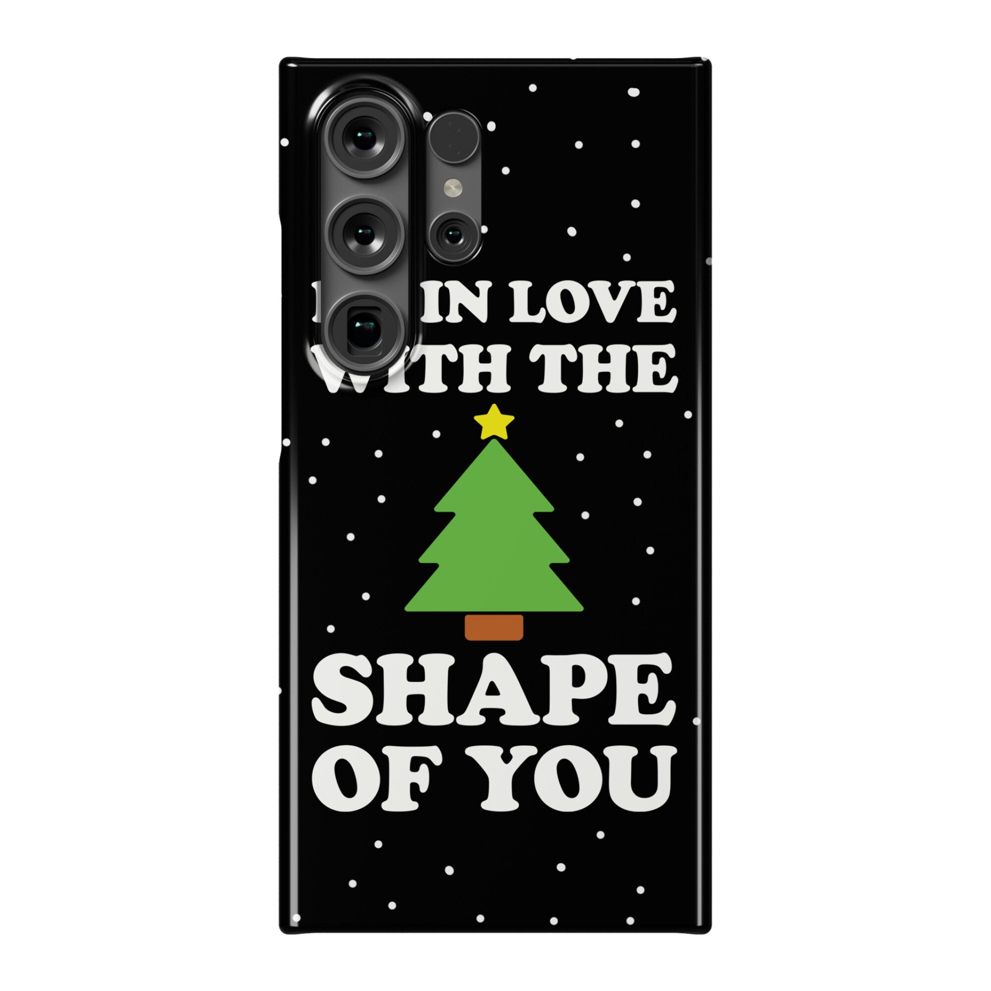 I'm In Love With The Shape Of You Christmas Tree Phone Case