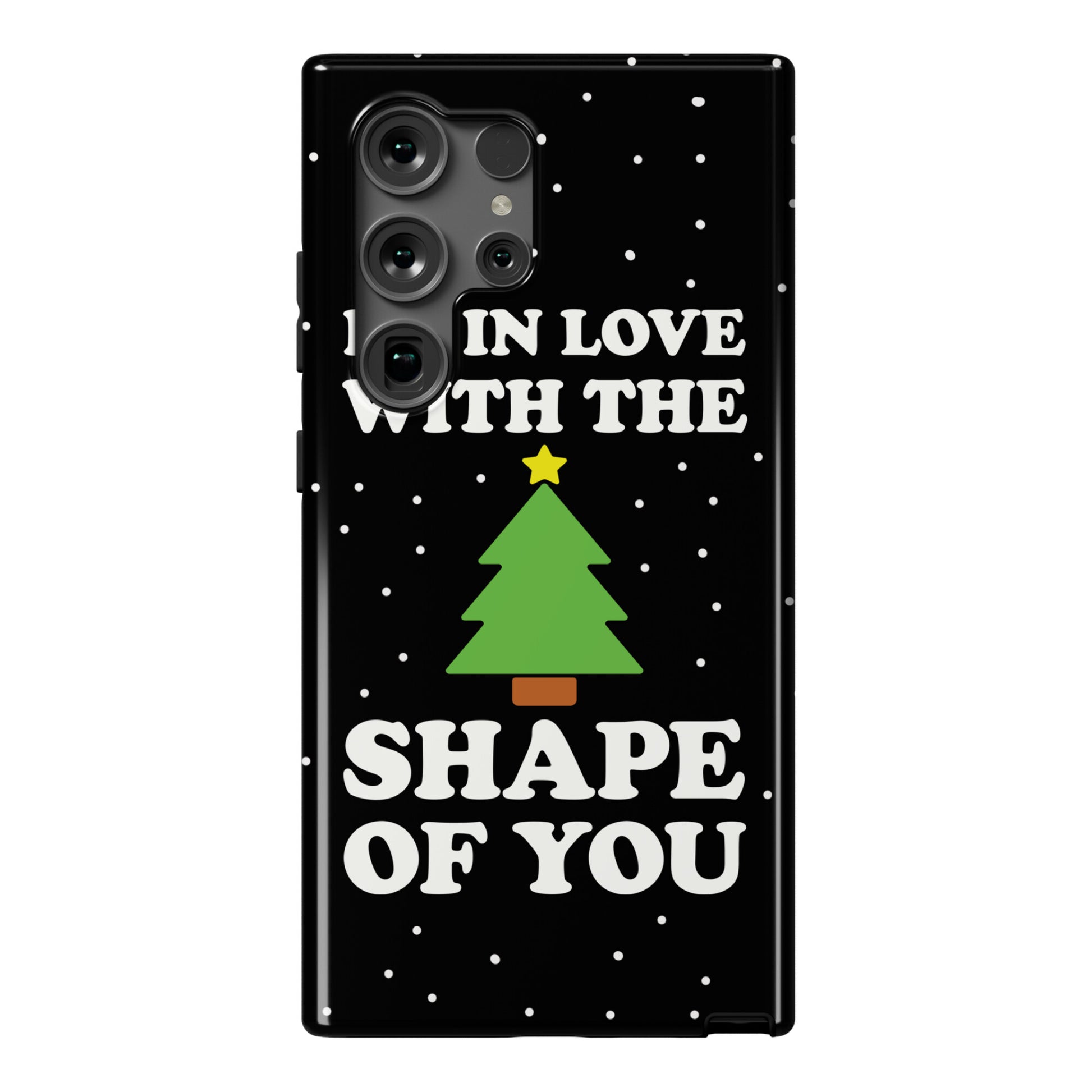I'm In Love With The Shape Of You Christmas Tree Phone Case
