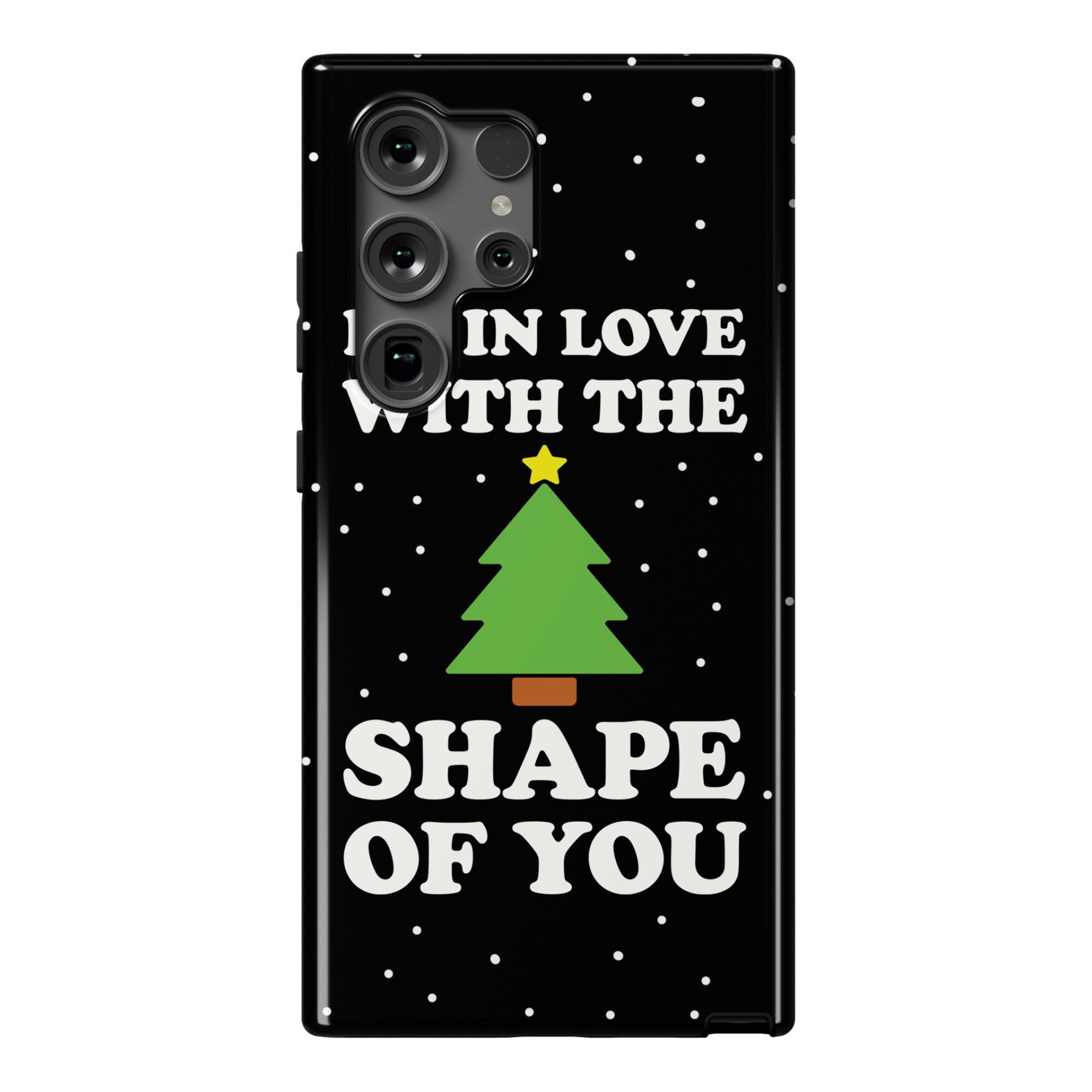 I'm In Love With The Shape Of You Christmas Tree Phone Case